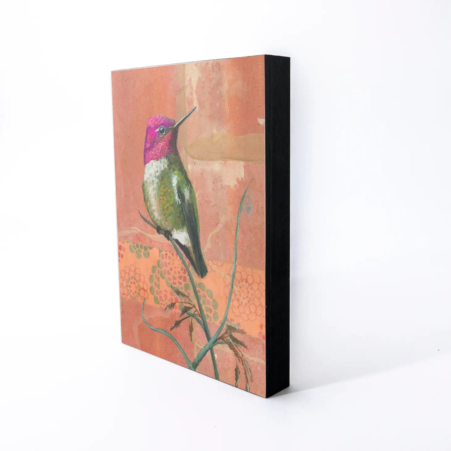 Anna's Hummingbird Wood Panel Giclée Print