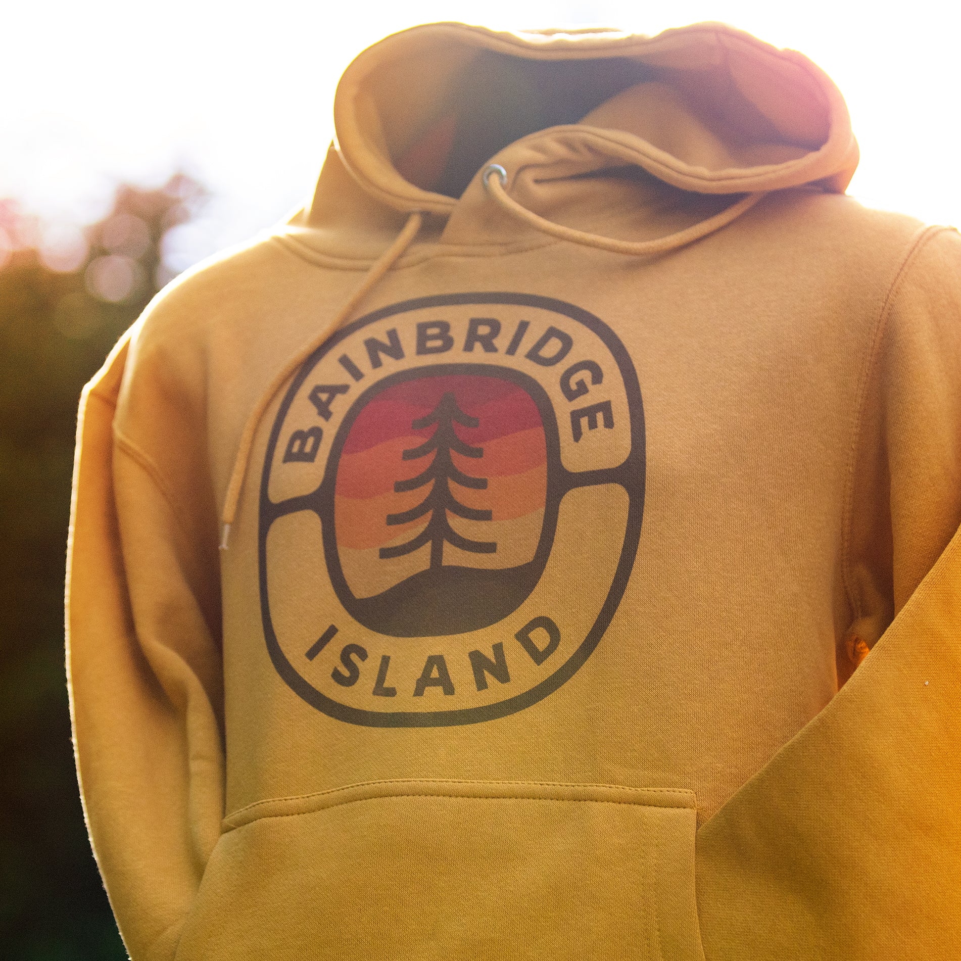 Bainbridge Island Sunset Tree | Hoodie