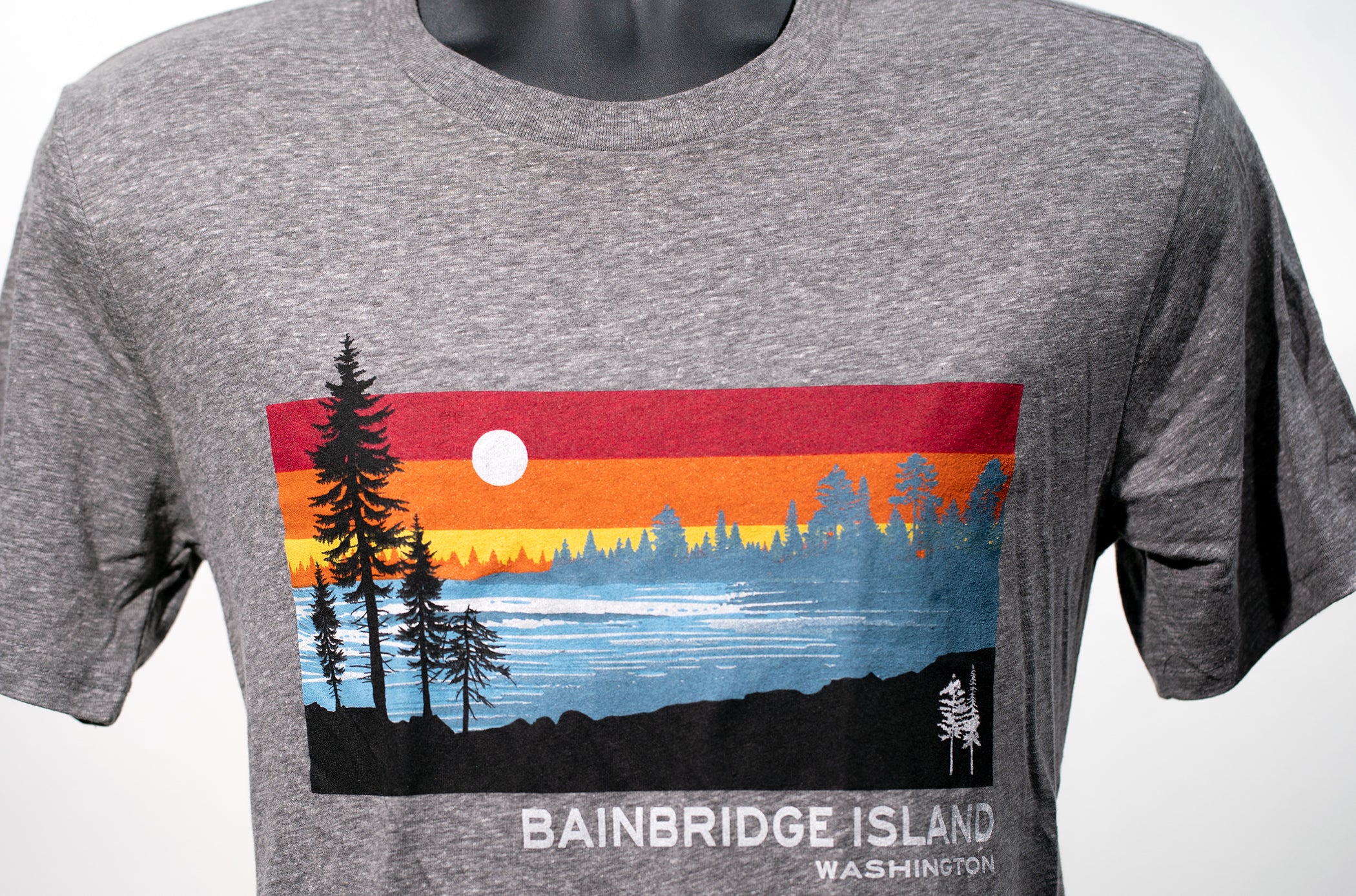 Bainbridge Island Pines Shirt (Heather Gray)