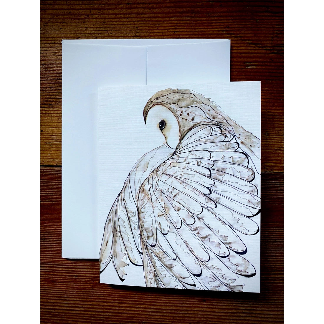 Barn Owl Folding Card