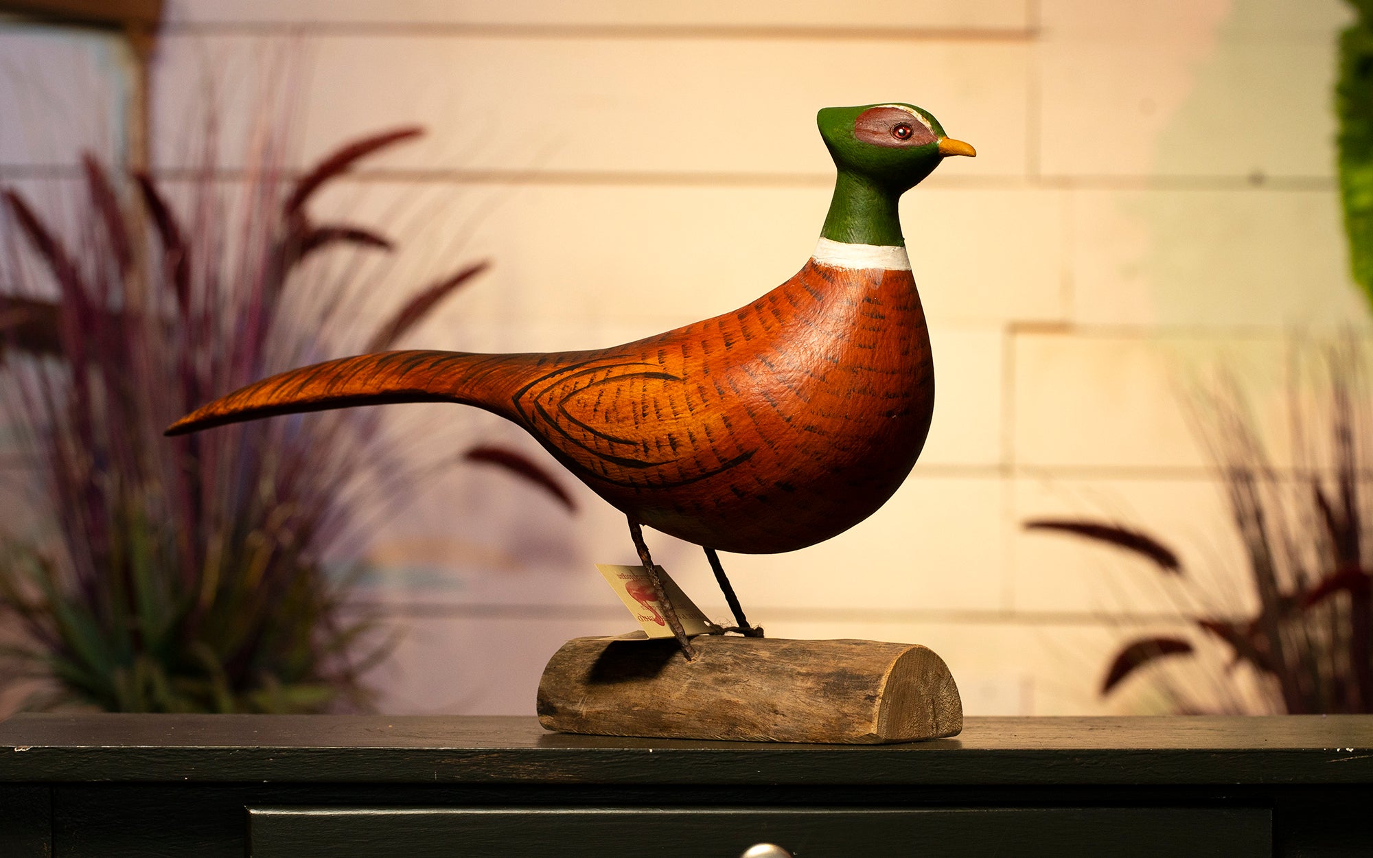 Pheasant Hand Carved Decoy