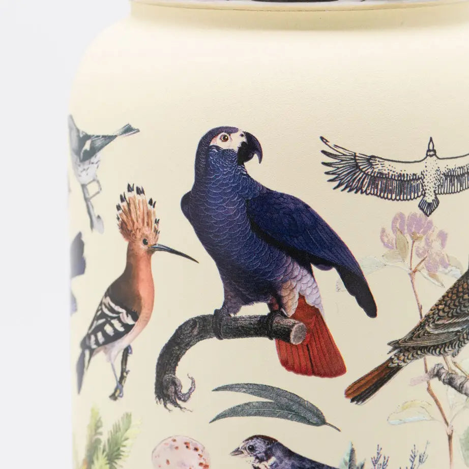 Birds Stainless Steel Vacuum Flask