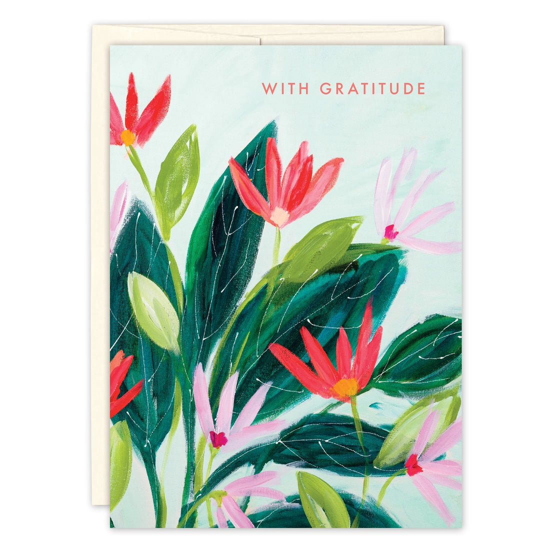 Birds Of Paradise Thank You Card