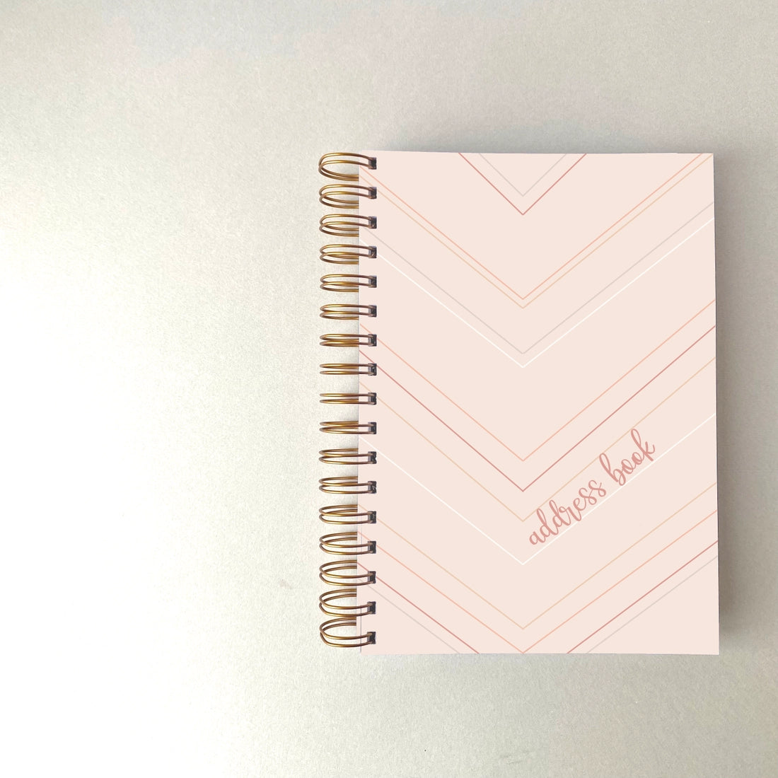 Address Book - Blush Chevron