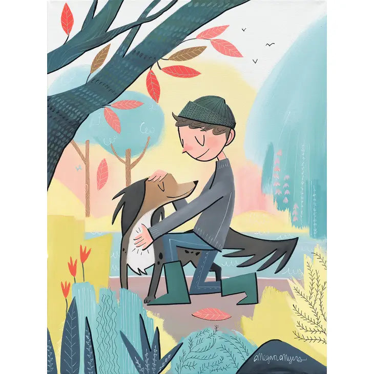 Boy and Dog (Design 90)