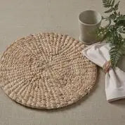 Braided Hyacinth Round Placemat