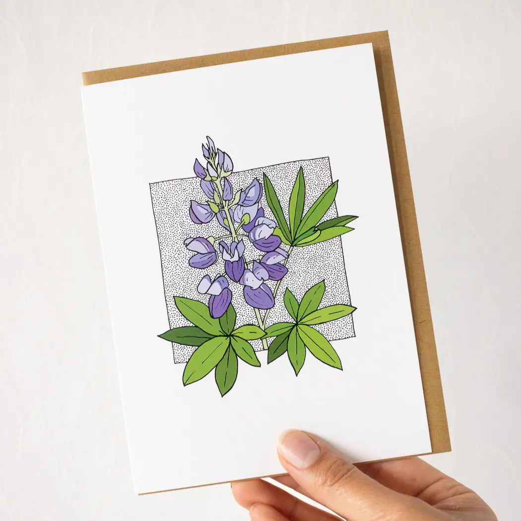 Broadleaf Lupine - Card