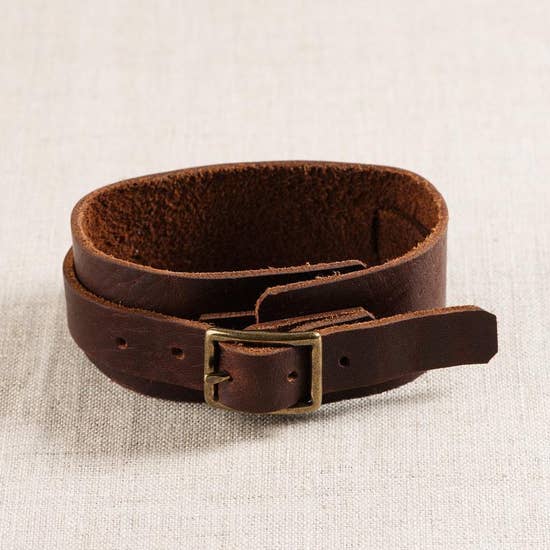 Buckle Leather Cuff