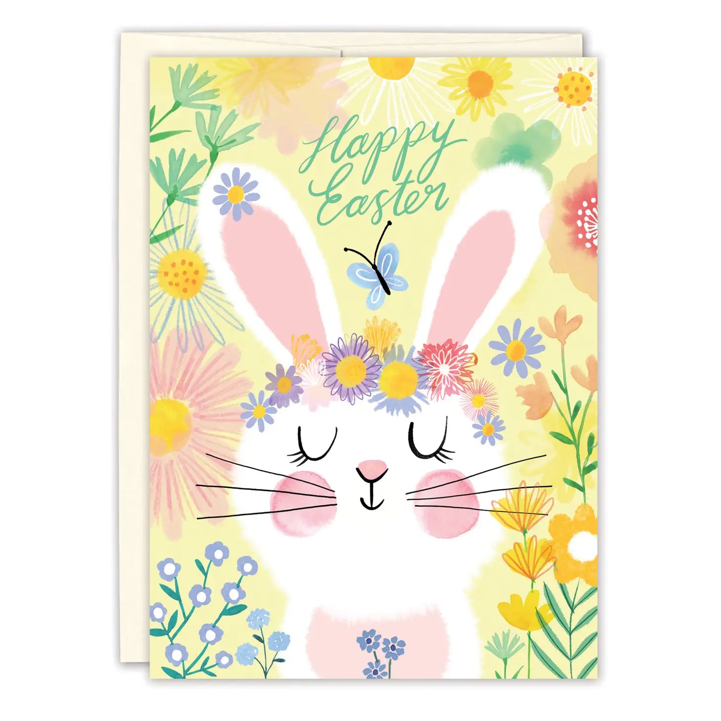 Bunny Blooms Easter Card