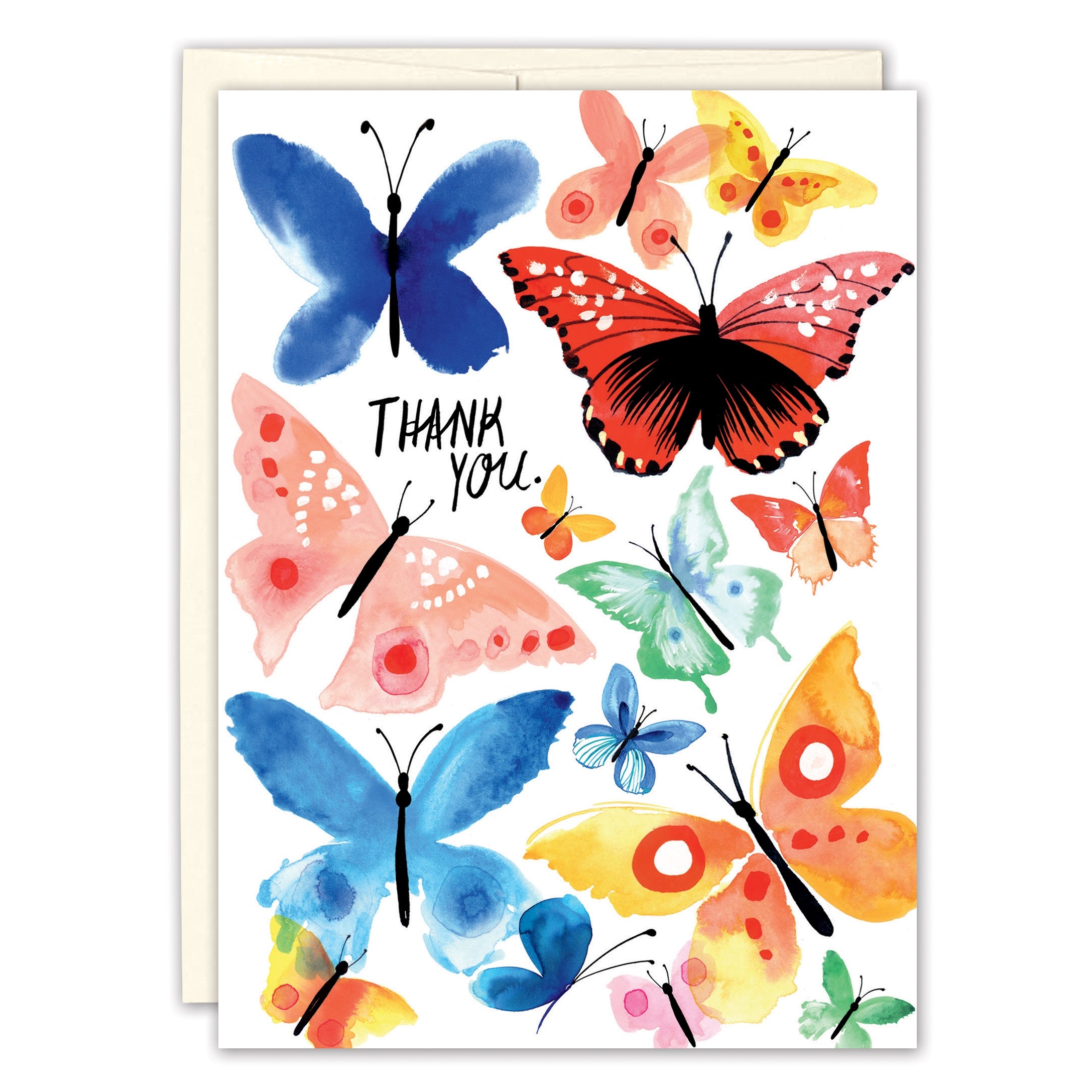 Butterfly Thank You Card