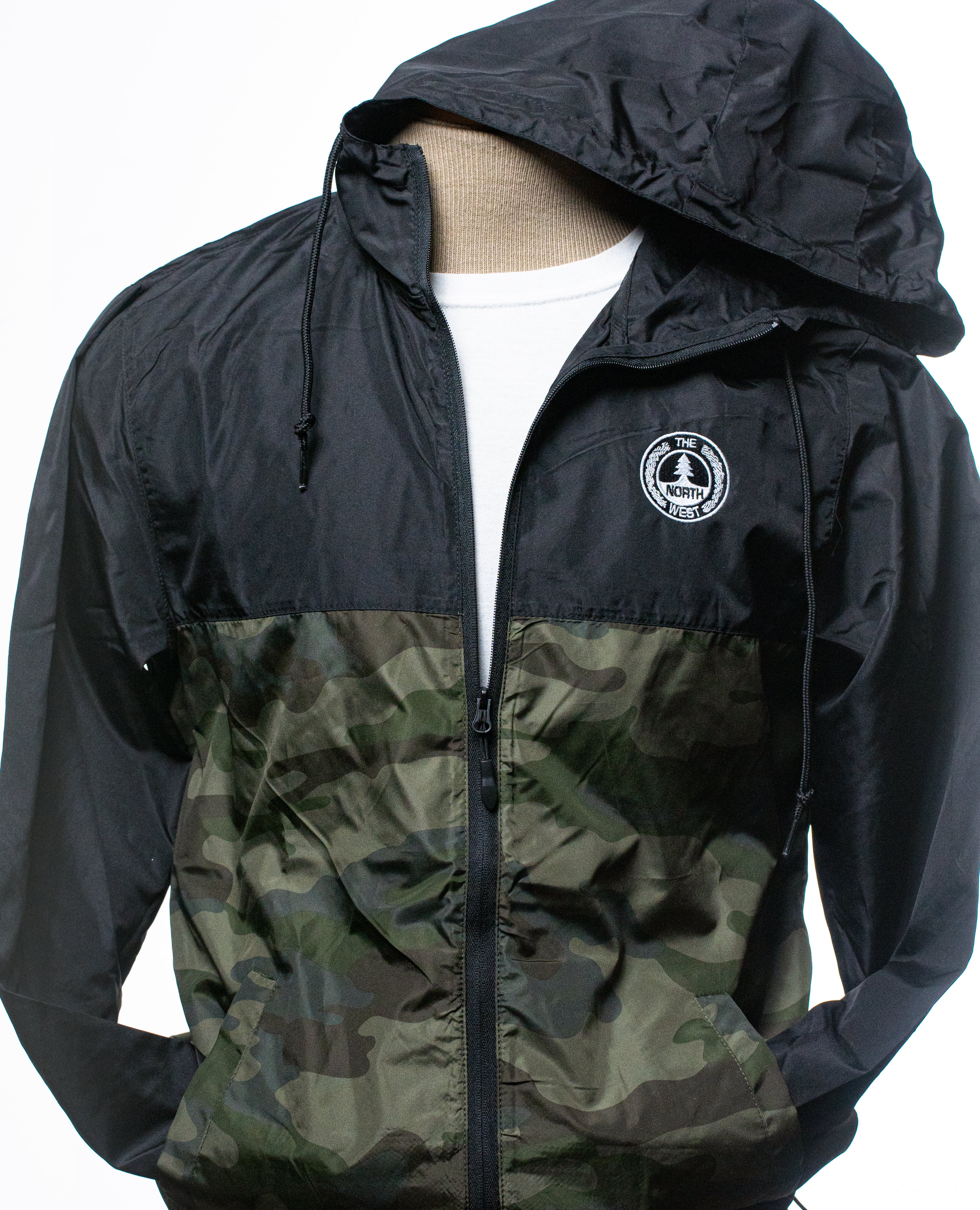 North West Circle Windbreaker Jacket - Camo