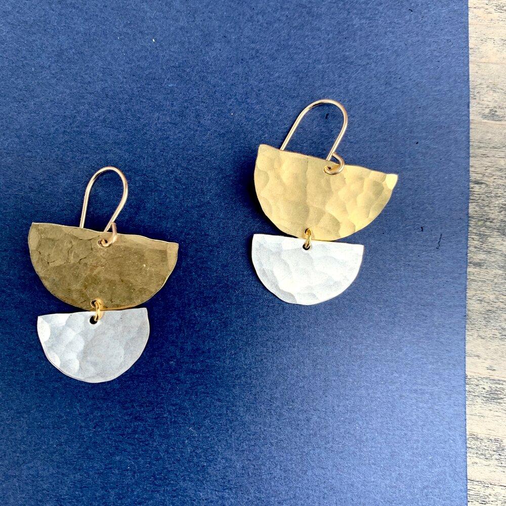 Celeste Earrings  Mixed Metal