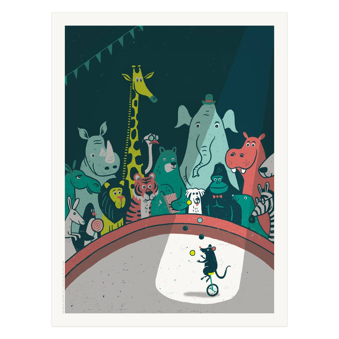 Circus Menagerie Screen Print