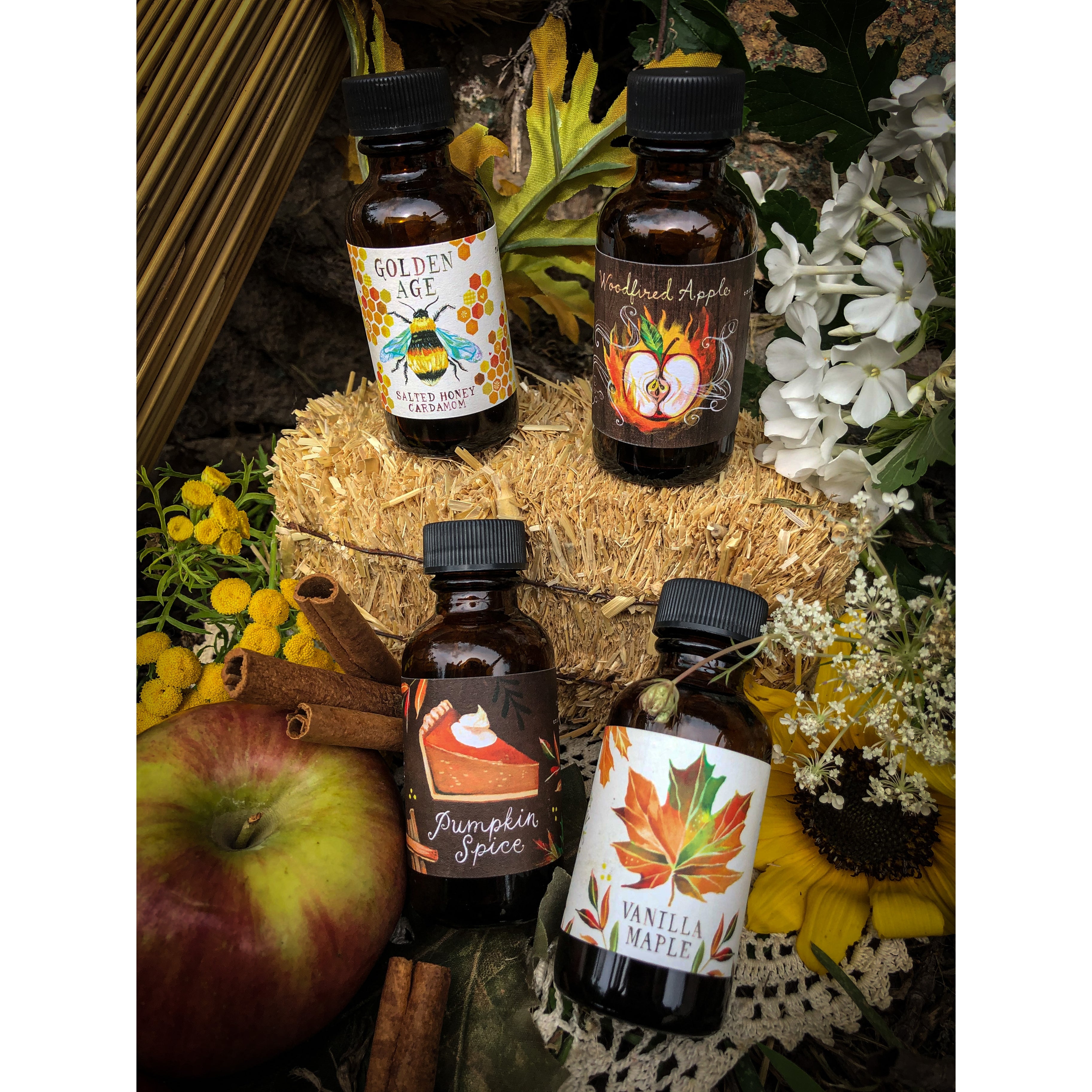 Autumn Sun Simple Syrup Sampler