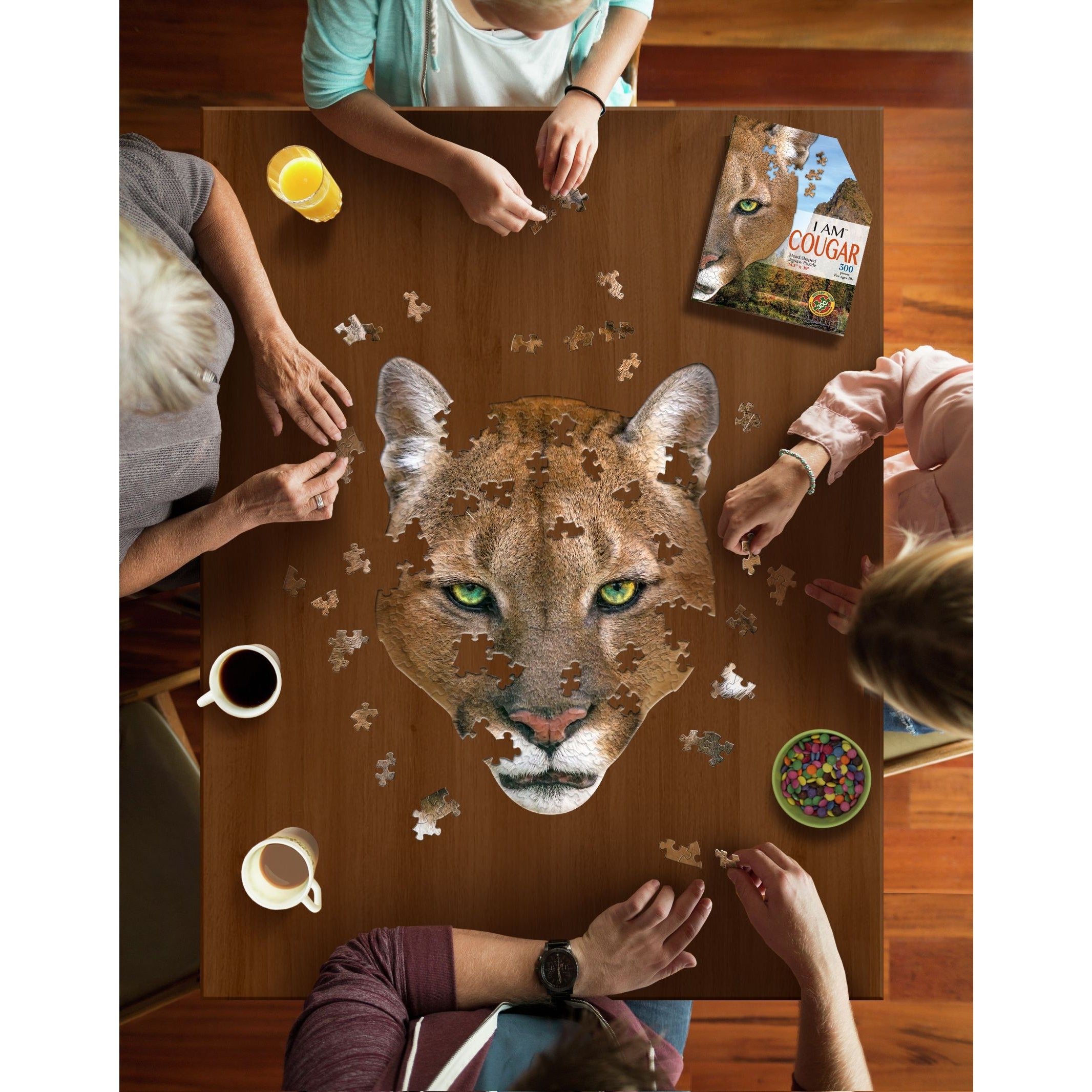 I Am Cougar Puzzle by Madd Capp