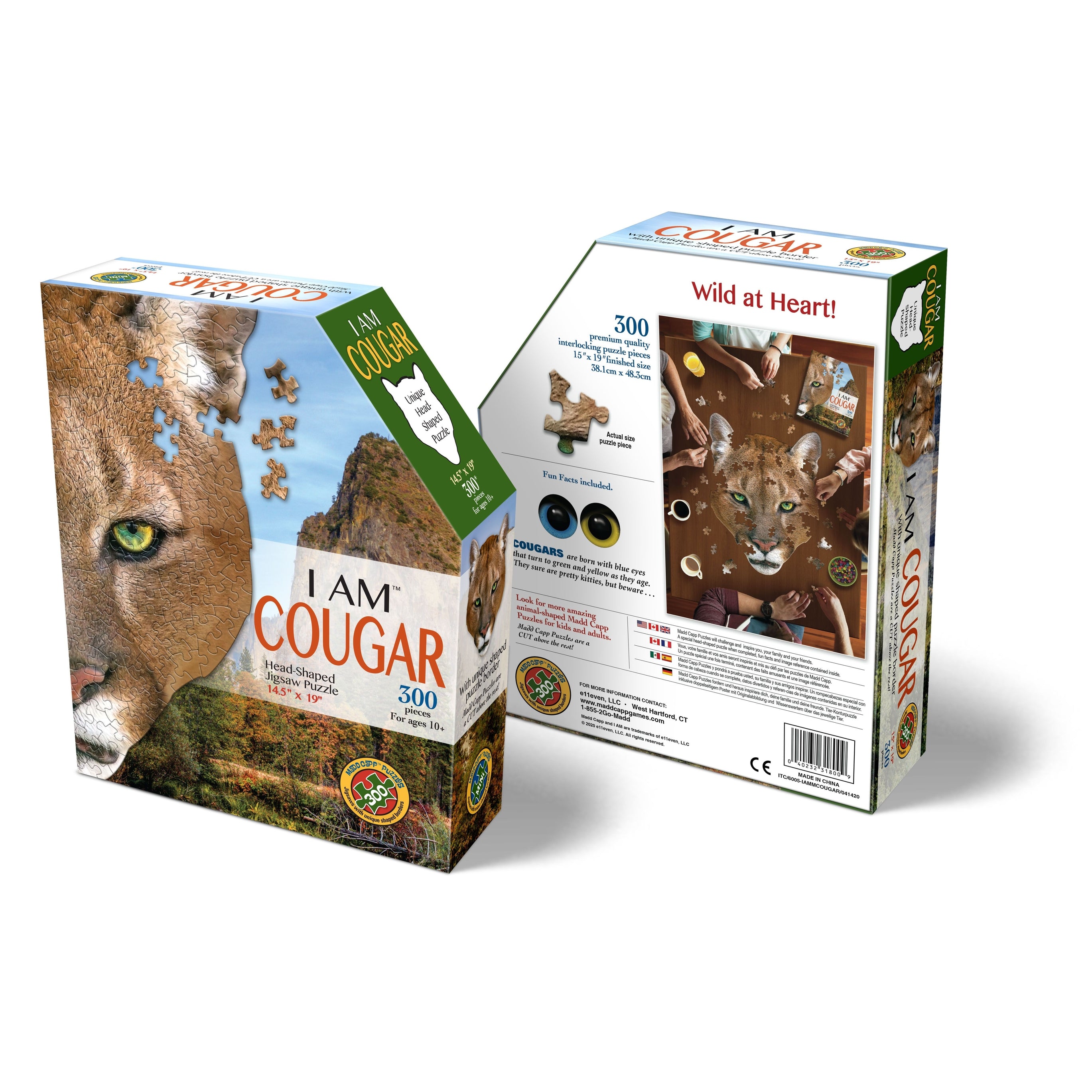 I Am Cougar Puzzle by Madd Capp