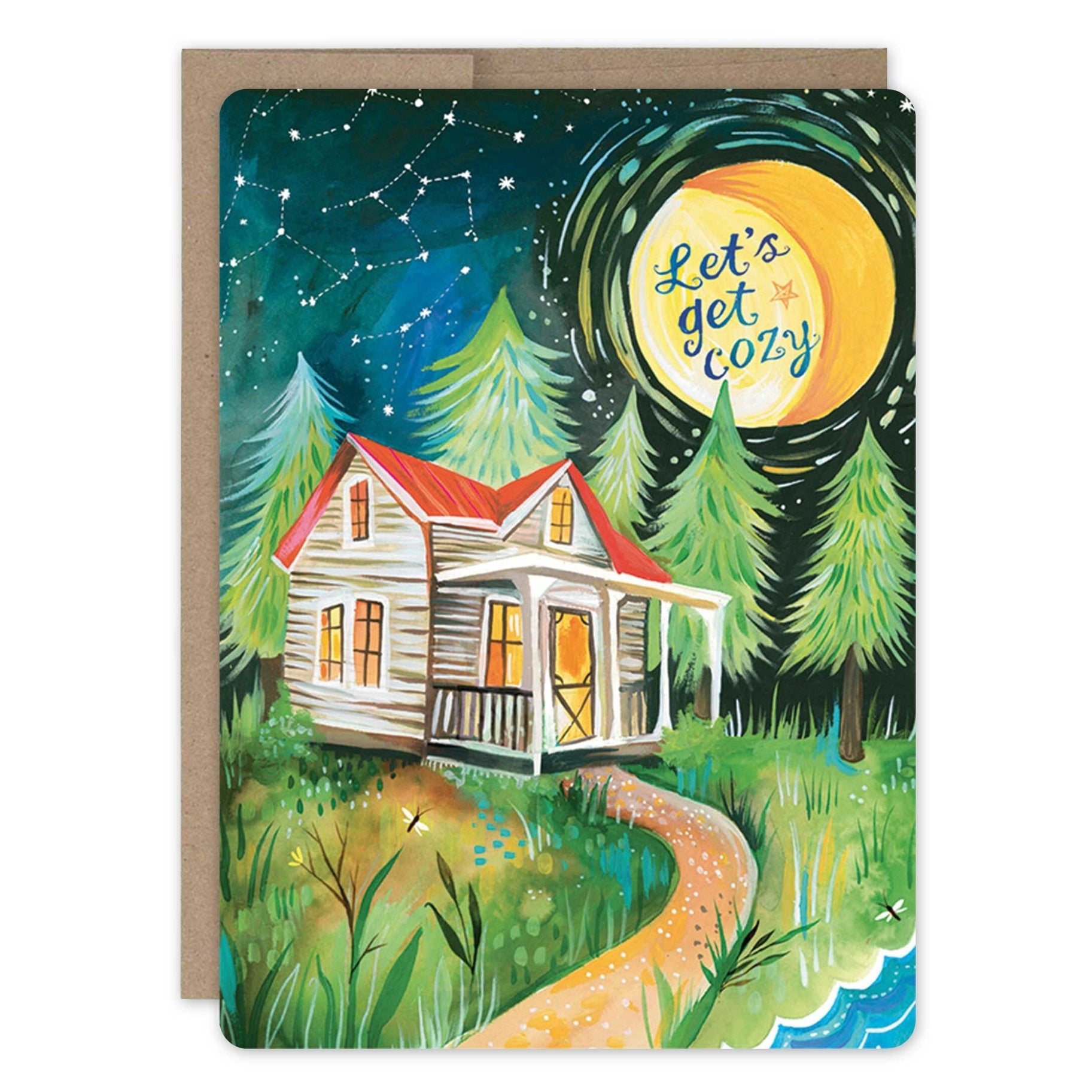 Cozy Cabin Card