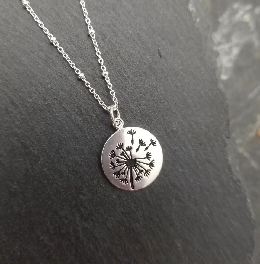 Dandelion necklace