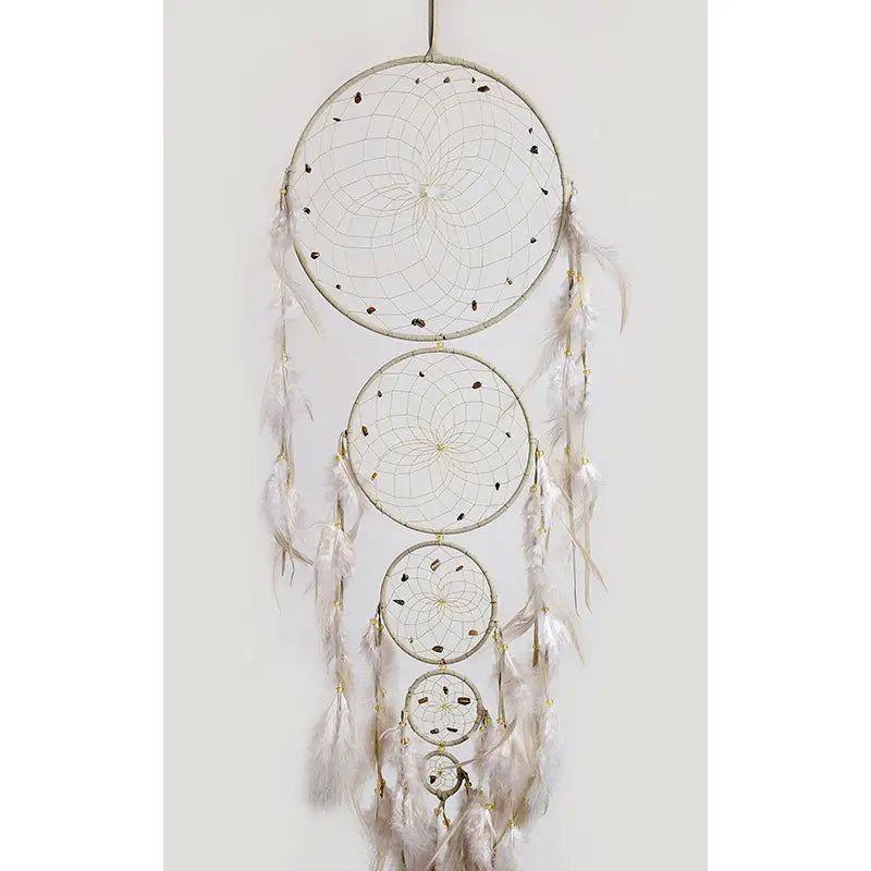 Dream Catcher - Generations - 5 Rings - Tan