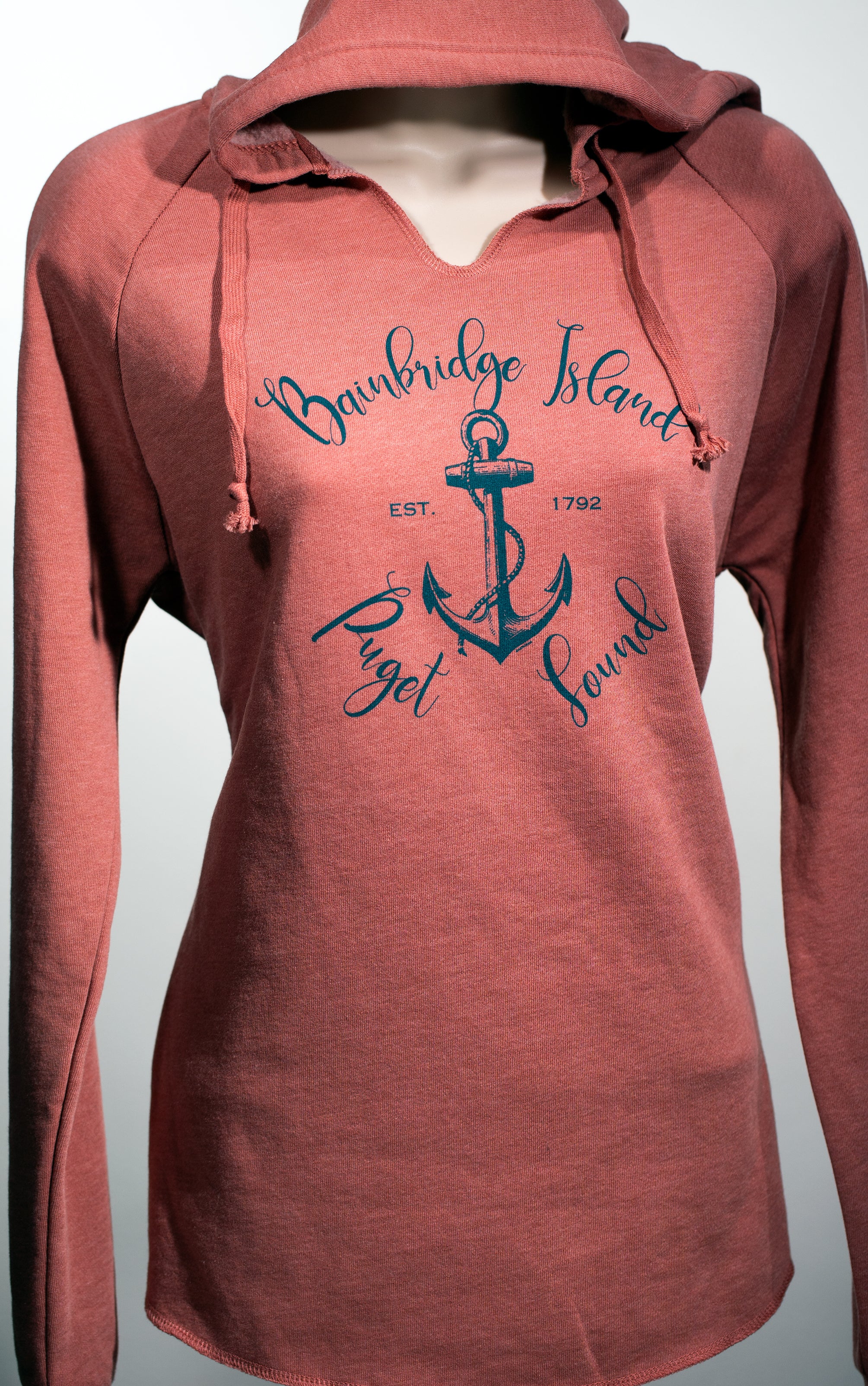 Bainbridge Island Hoodie - Puget Sound (Dusty Rose)