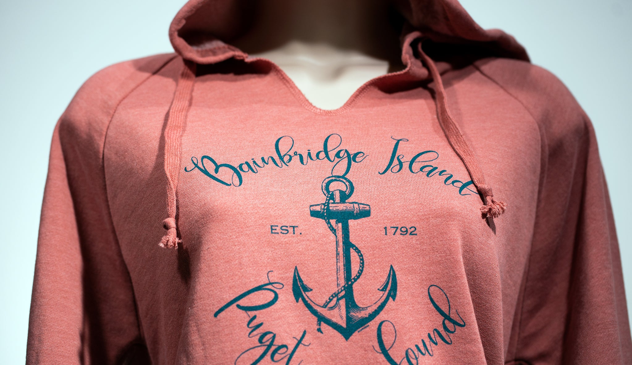 Bainbridge Island Hoodie - Puget Sound (Dusty Rose)