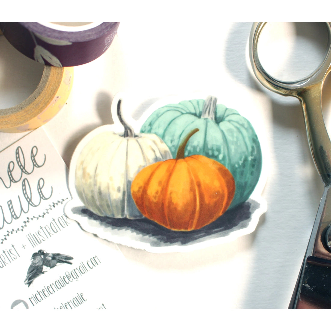 Vinyl Fall Pumpkins Sticker