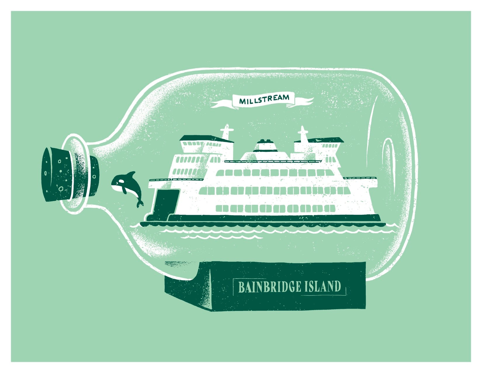 Bainbridge Island Postcards by Factory 43