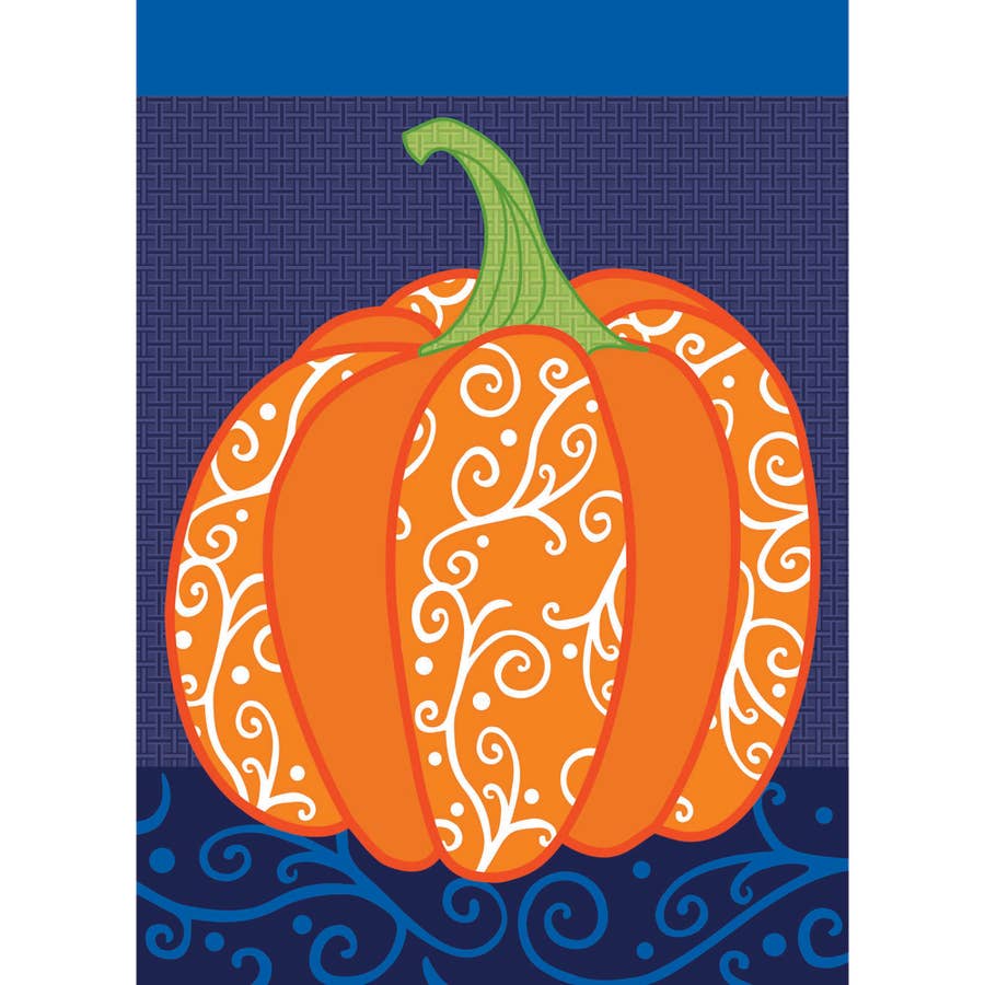 Garden Pumpkin Flag