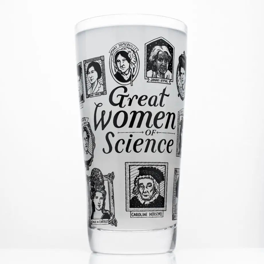 Great Women of Science Beer Glass