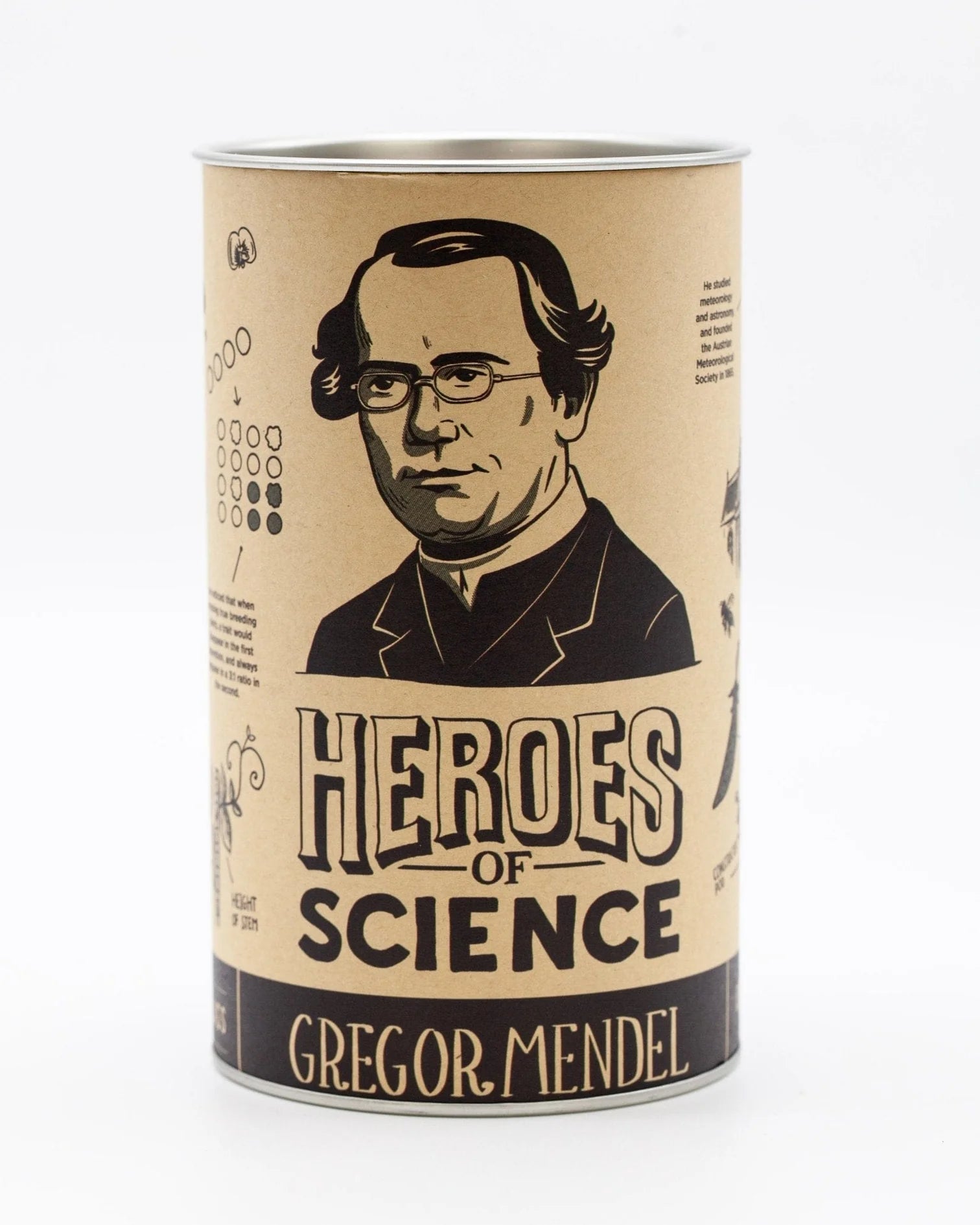 Gregory Mendel Pint Glass