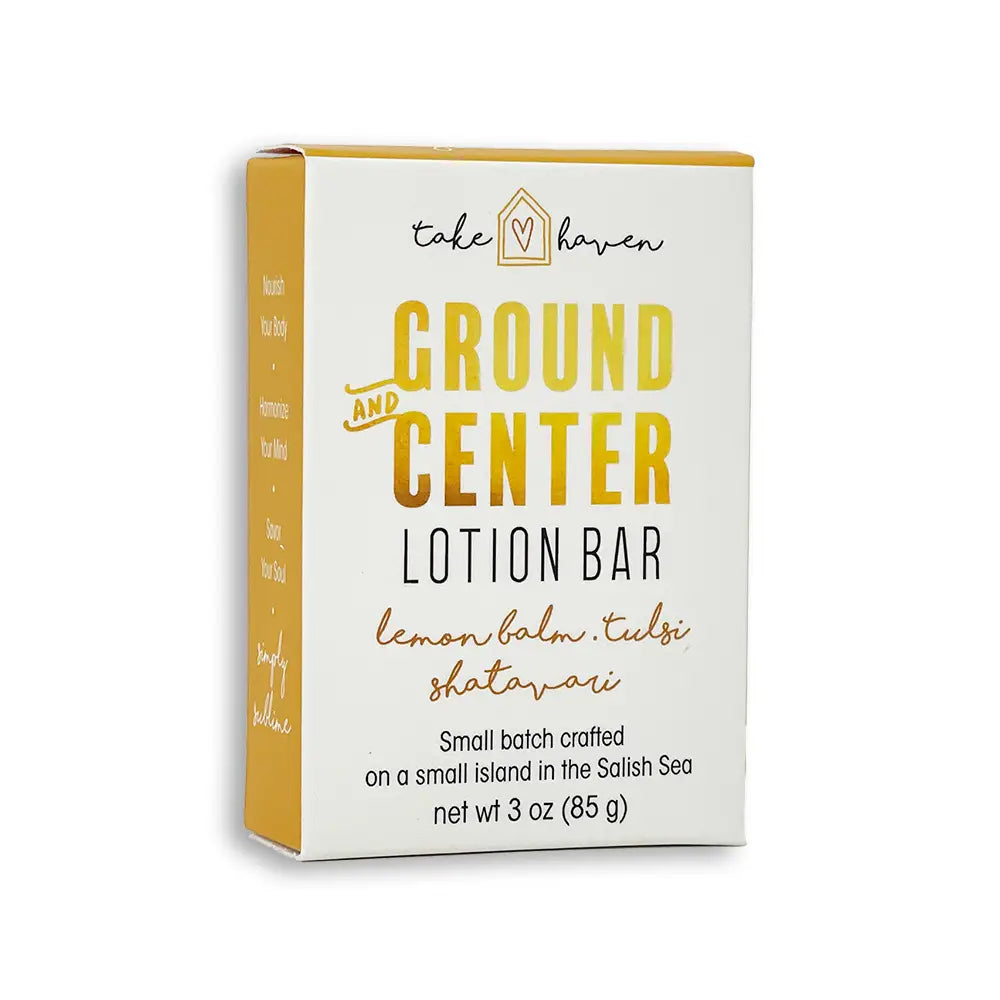 Ground and Center Lotion Bar | Lemon Balm, Tulsi, Shatavari