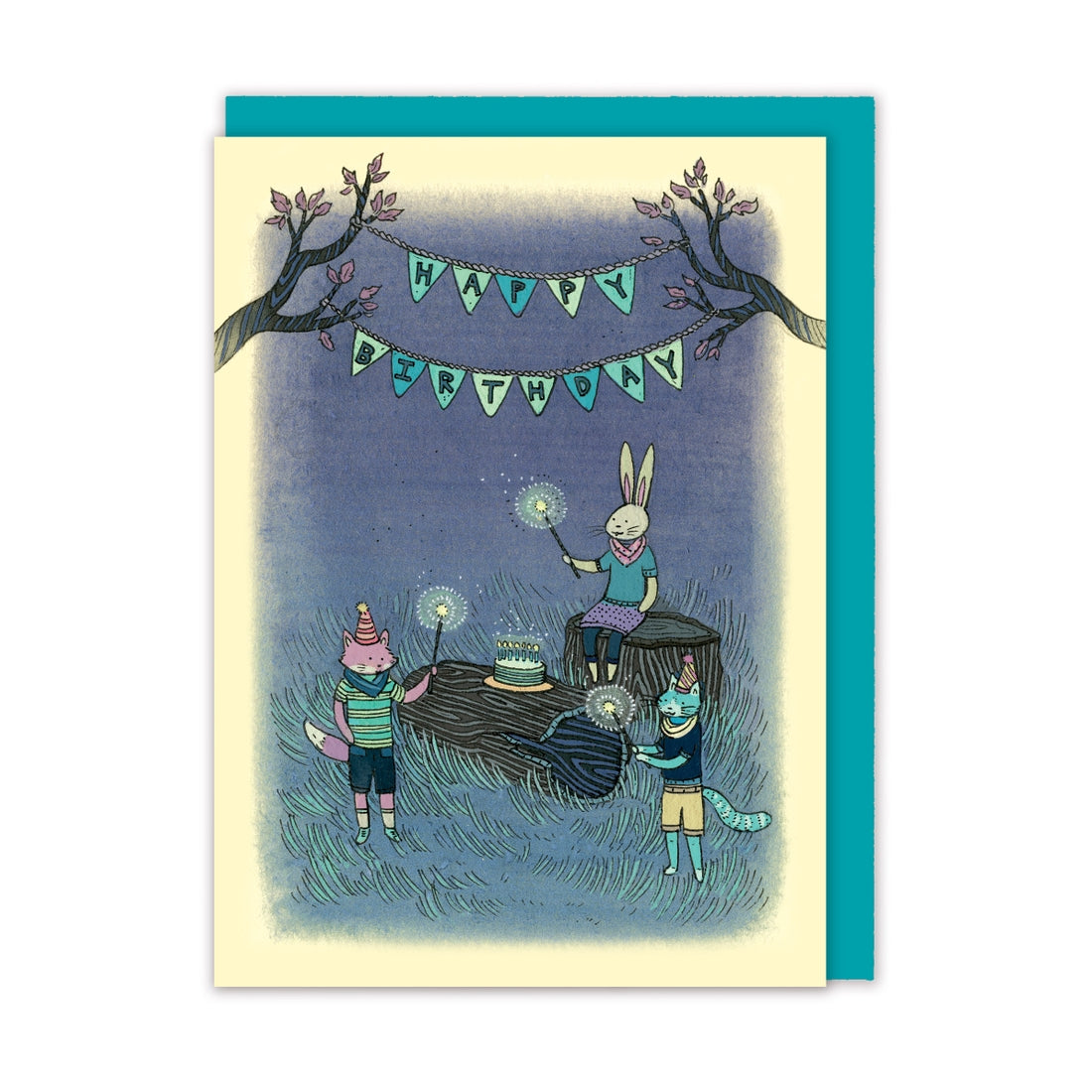 Happy Birthday Night Greeting Card