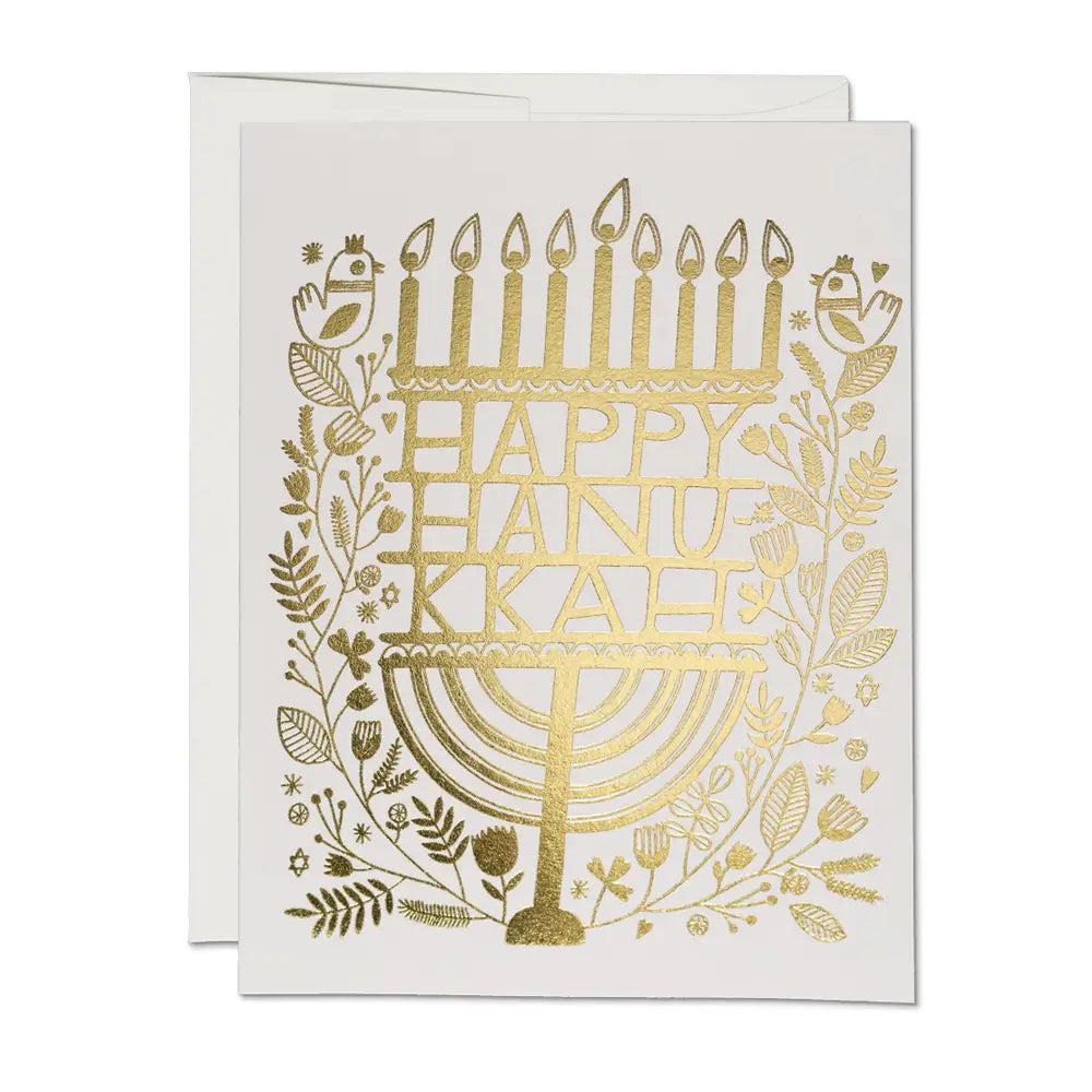 Hanukkah Candles Greeting Card