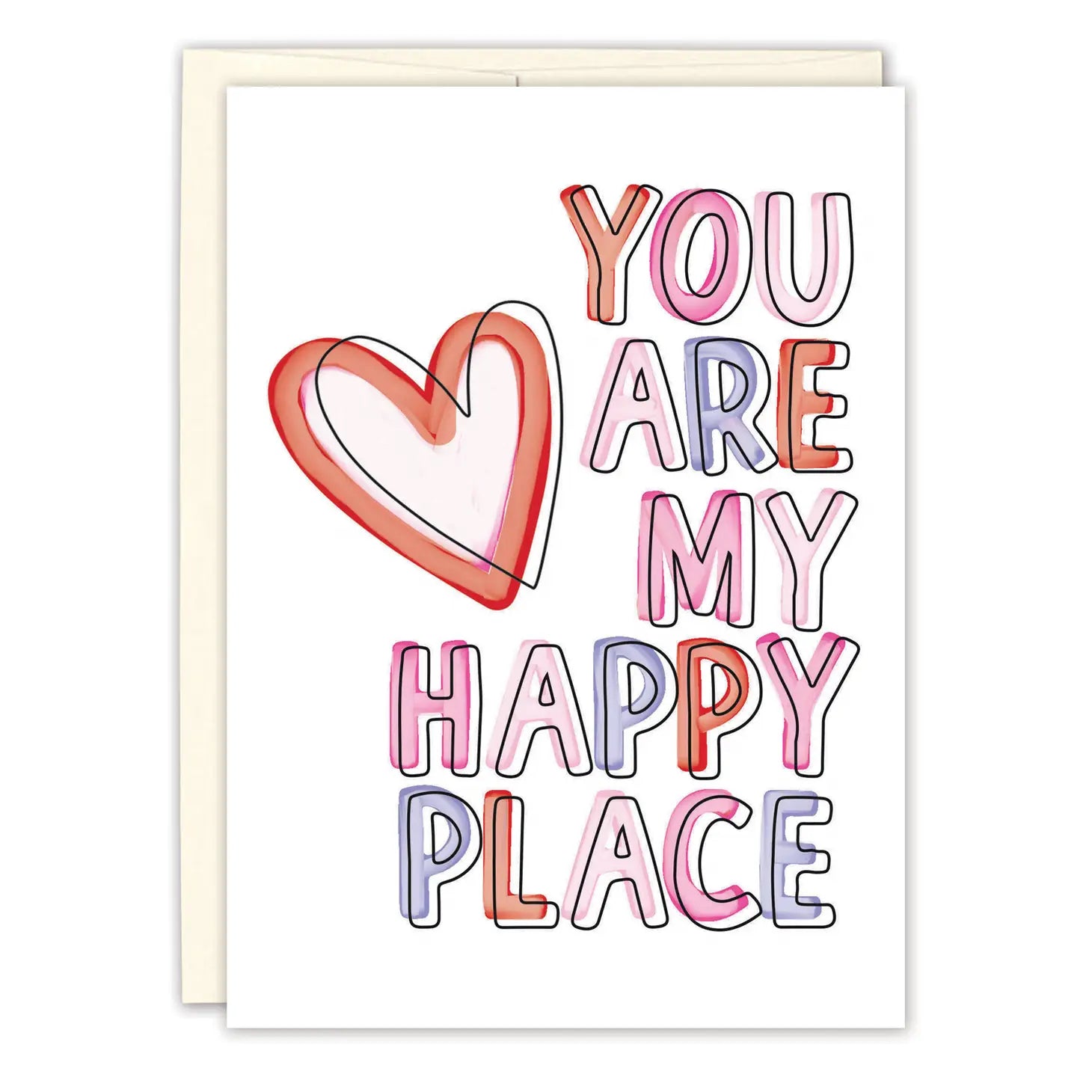 Happy Place Valentine's Day Card