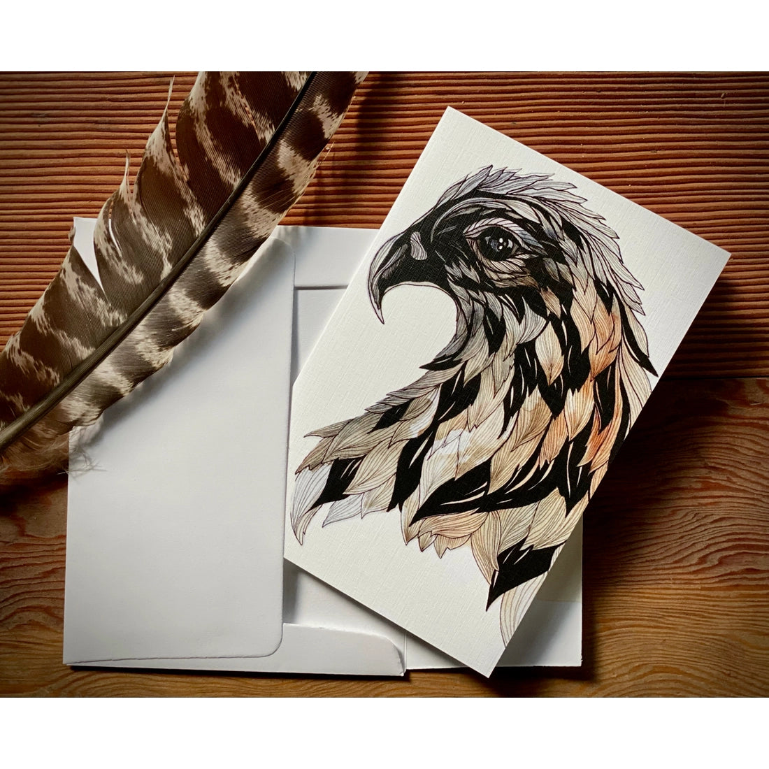 Hawk Folding Card