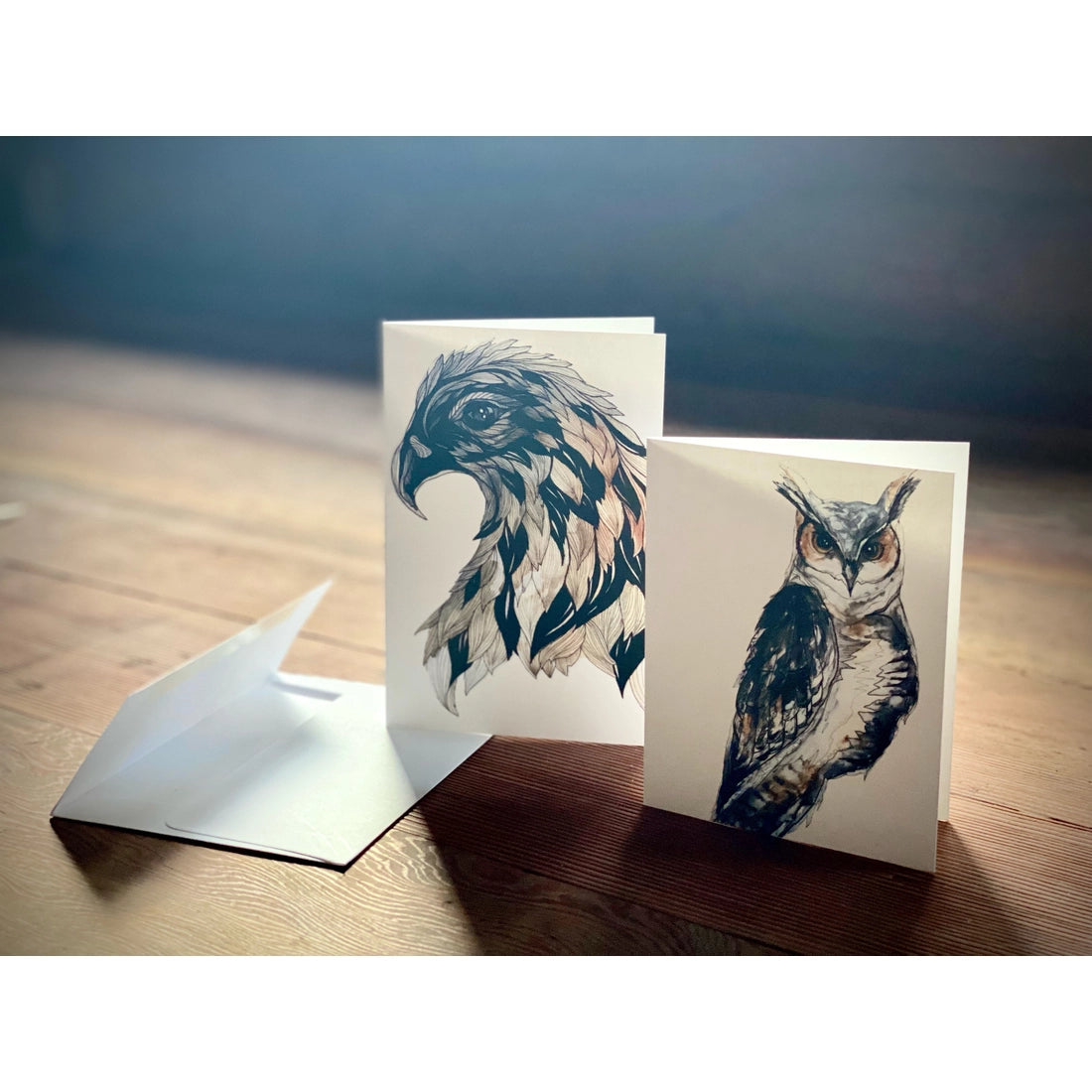 Hawk Folding Card