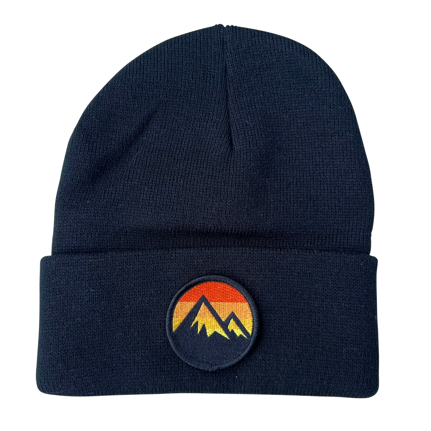 Circle Sunset Mountain Beanie