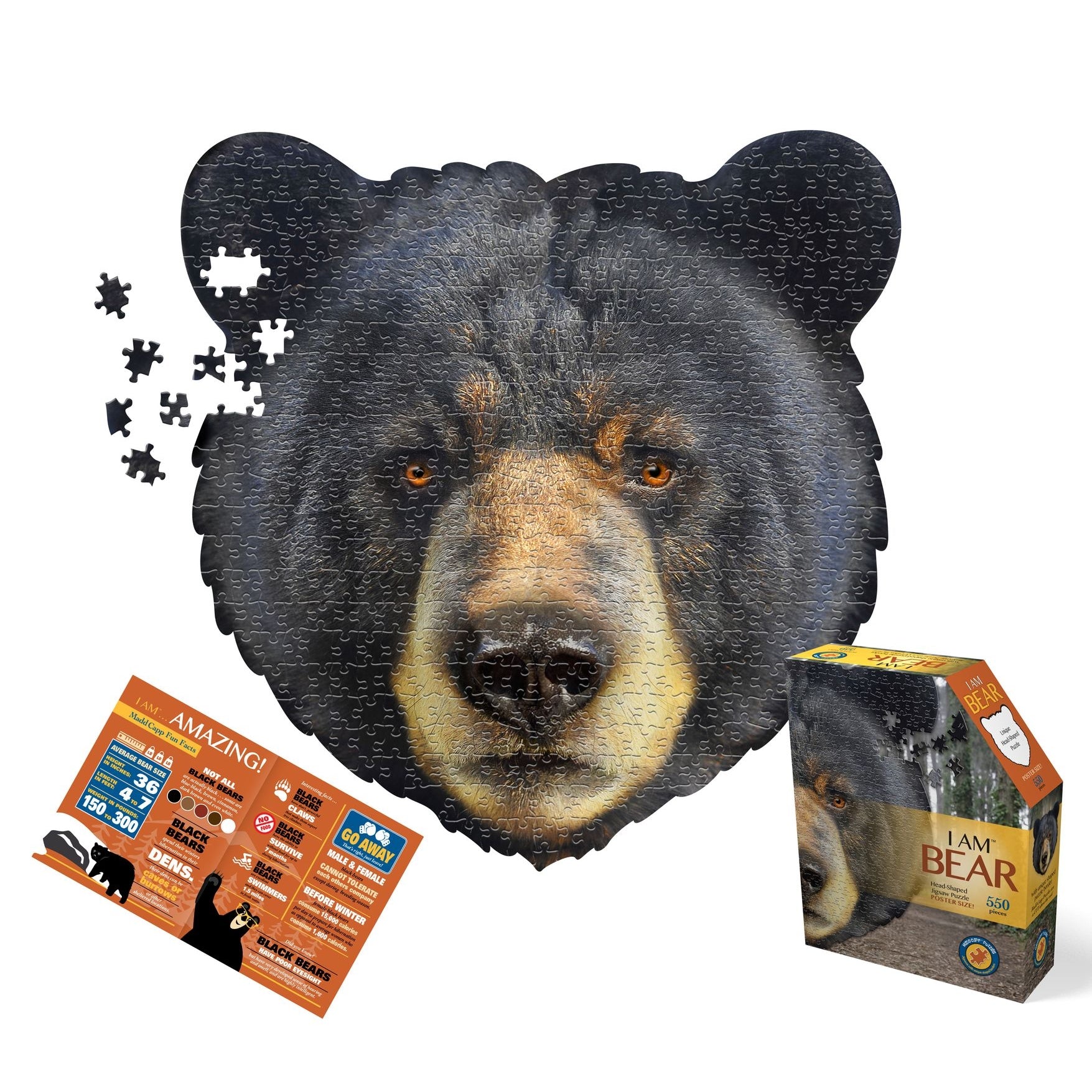 I Am Bear 550 Piece Puzzle by Madd Capp