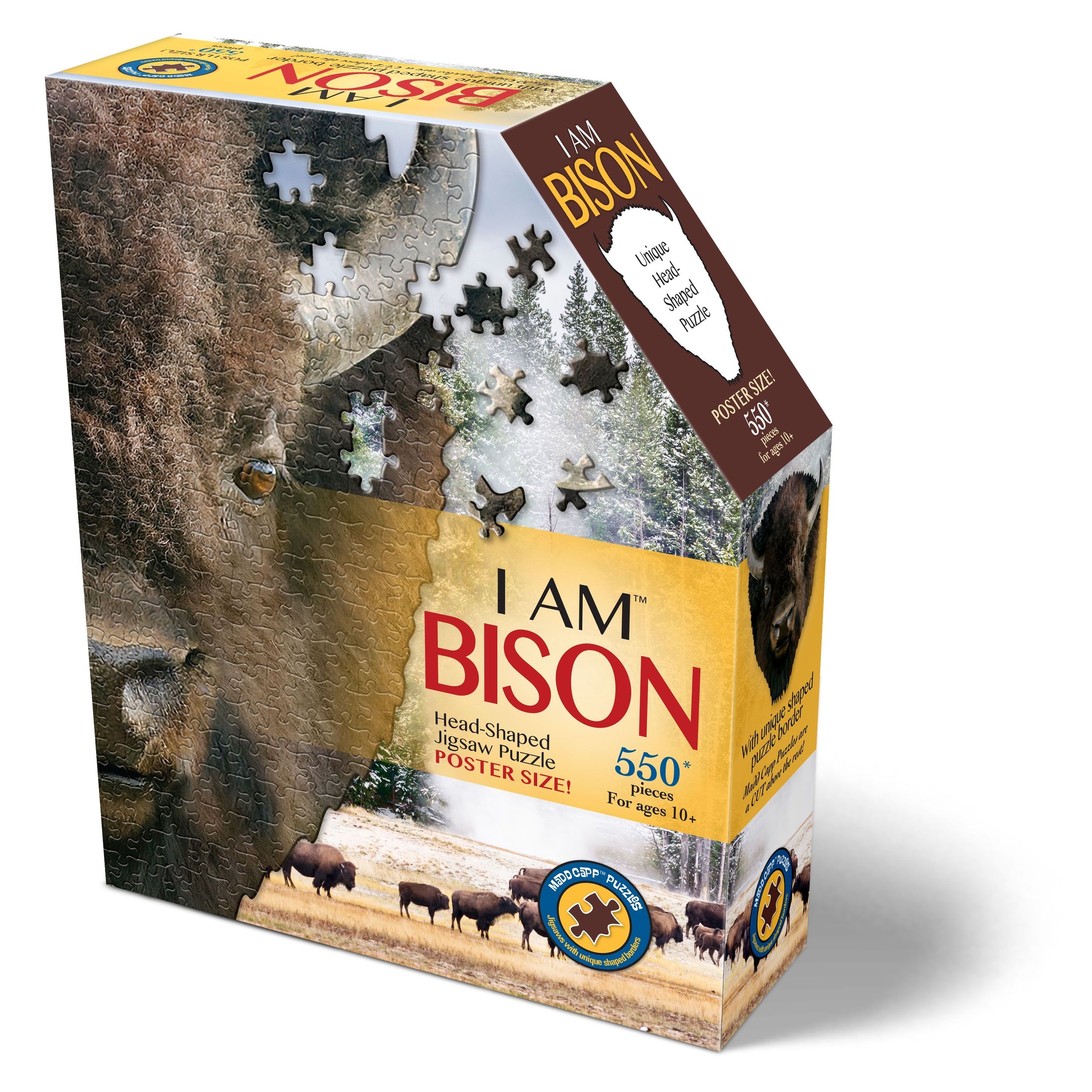 I Am Bison 300 Piece Puzzle by Madd Capp