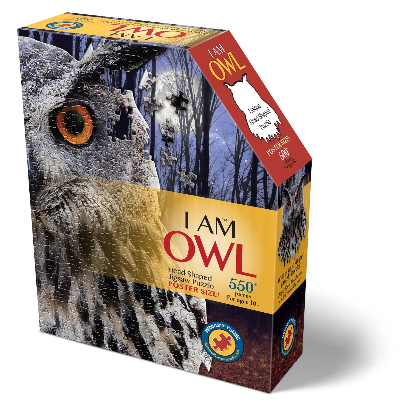 I Am Owl 550 Piece Puzzle by Madd Capp