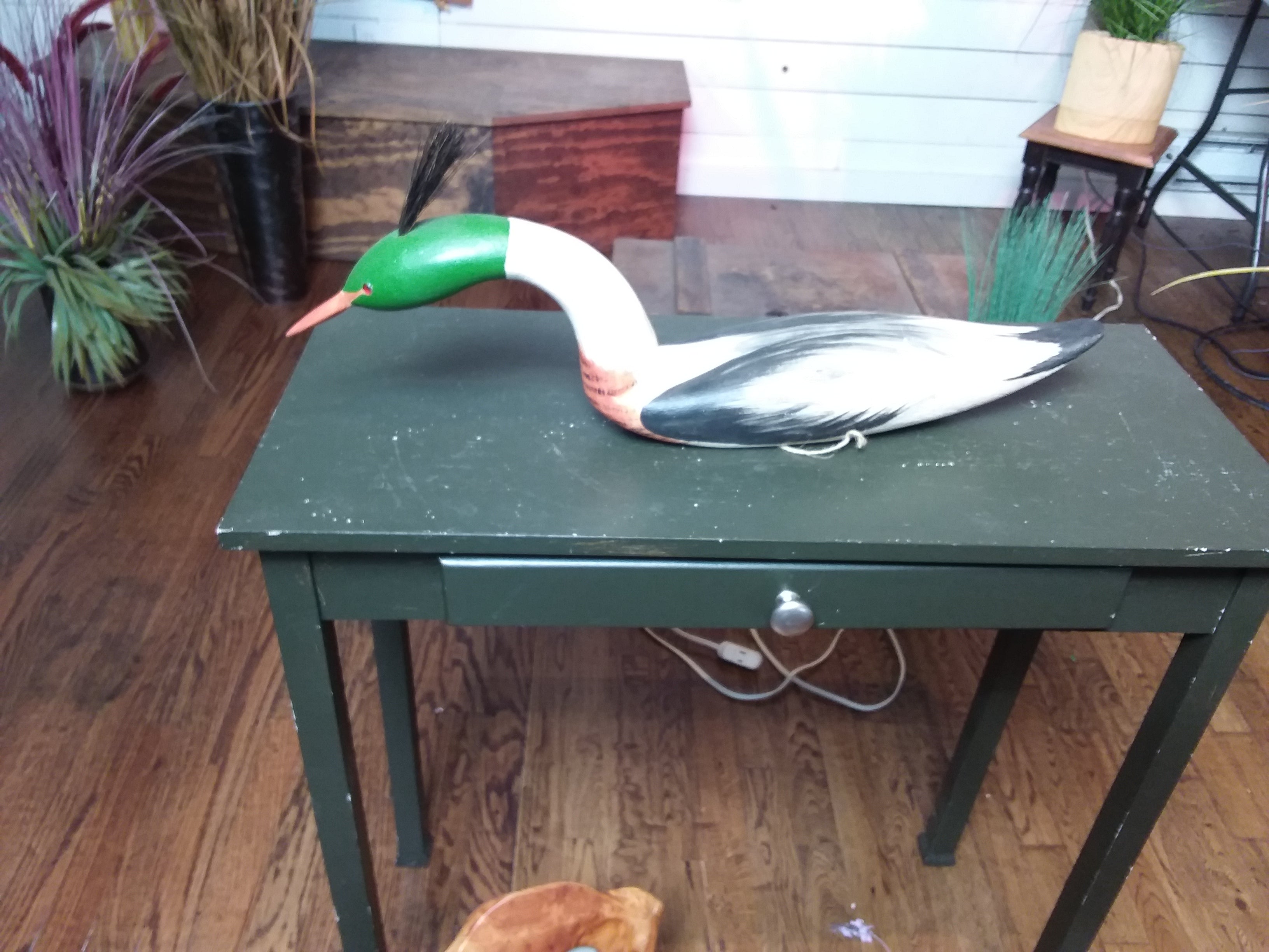 Merganser Hand Carved Decoy