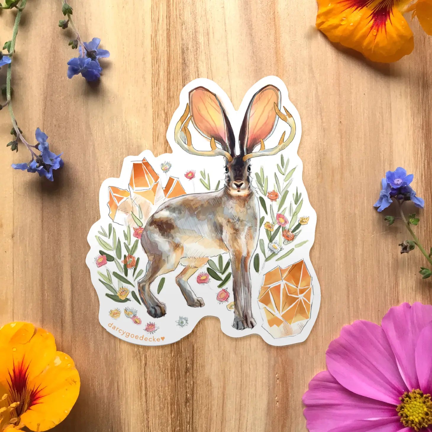 Jackalope Sticker