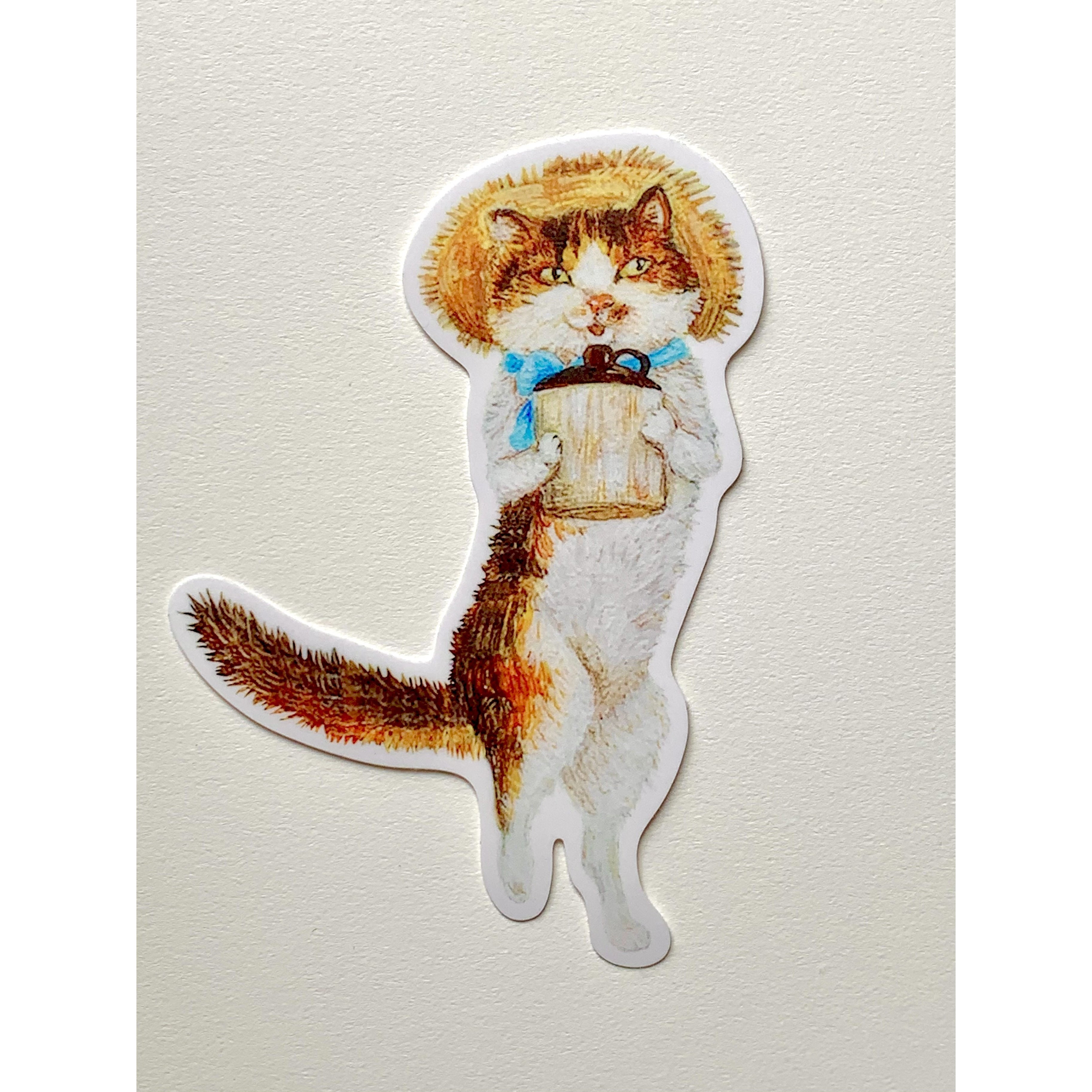 Jug Band Cat Sticker