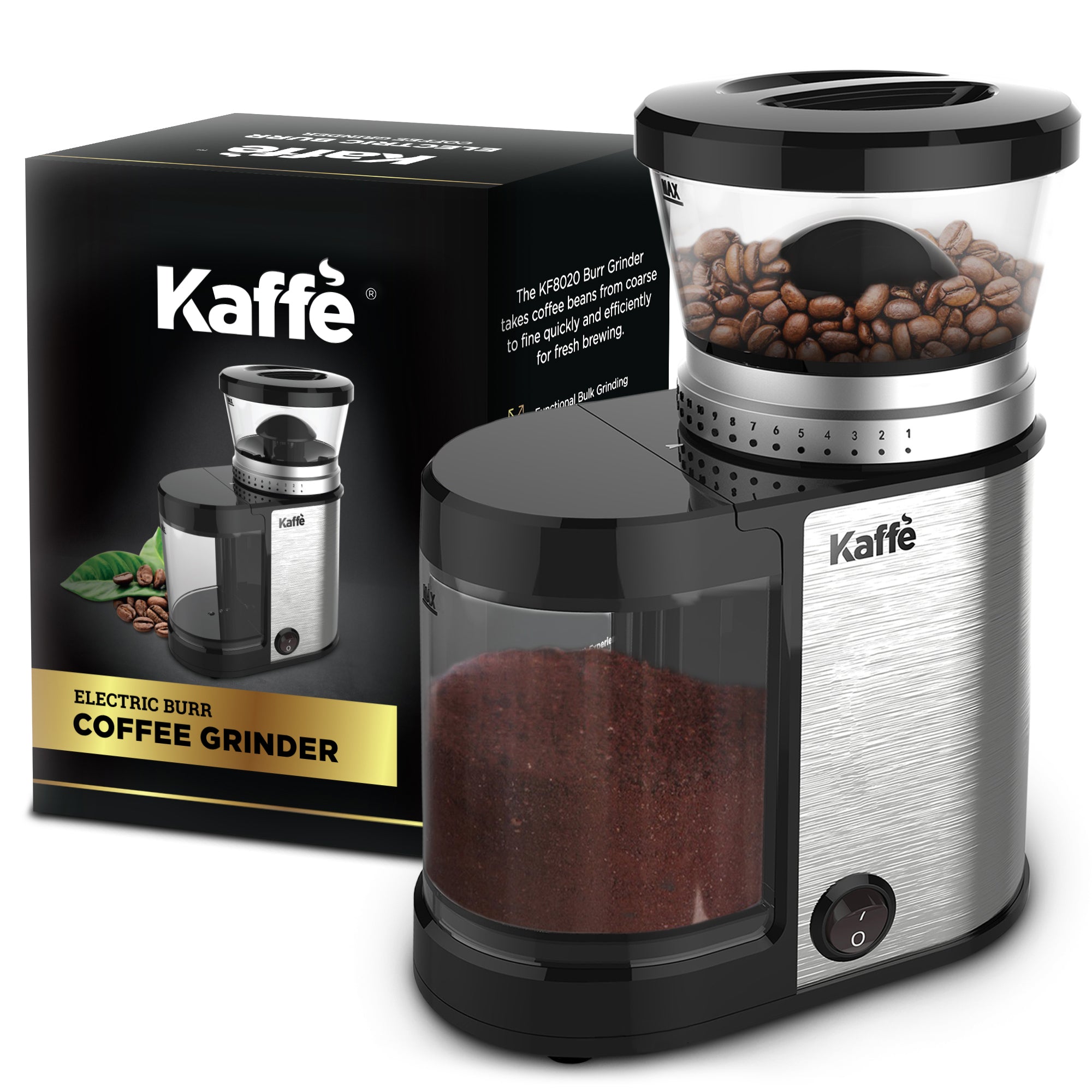 Kaffe Electric Burr Coffee Grinder