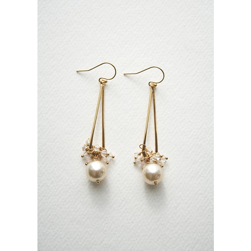 Long Pearl Earrings