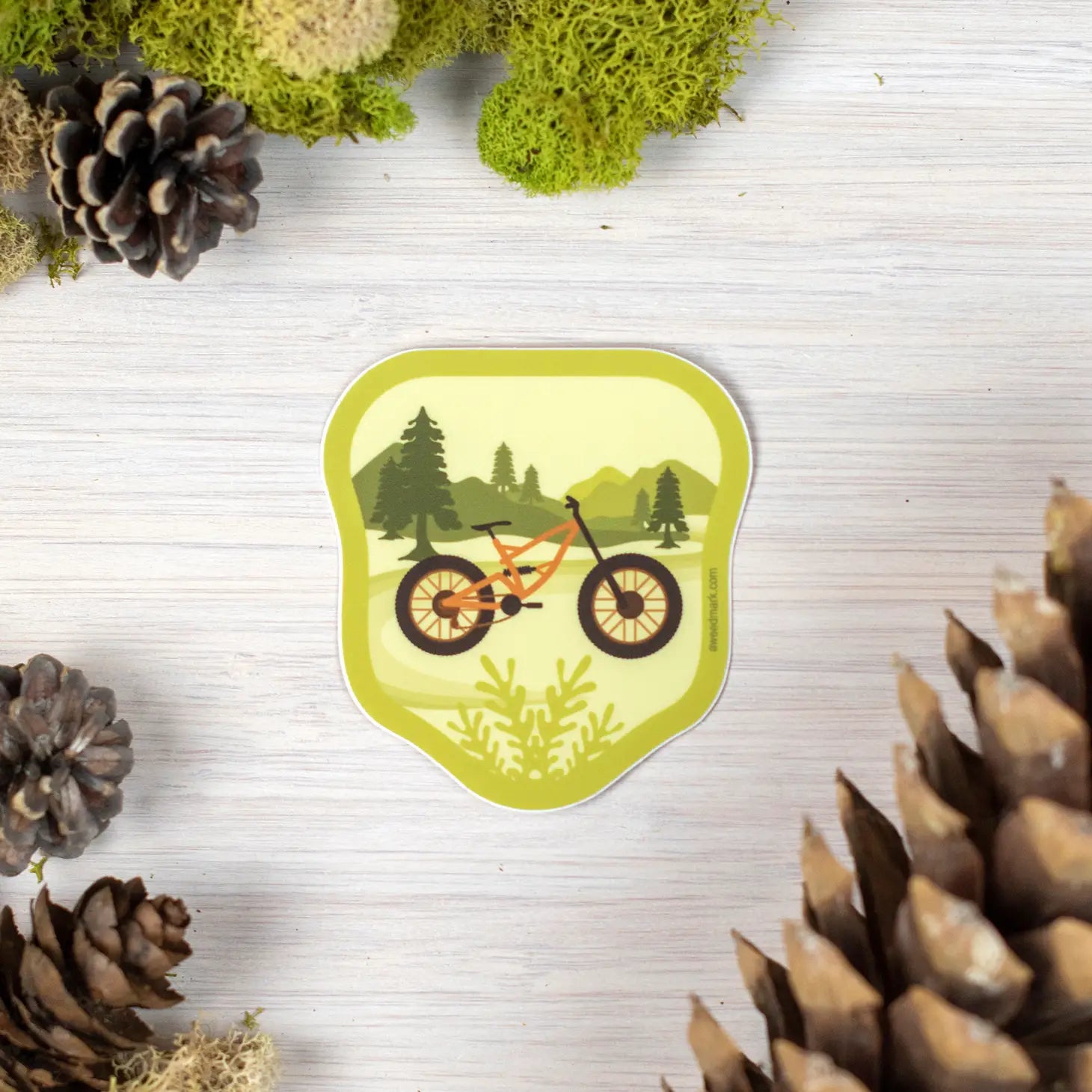 Mountain Bike Nature Sticker