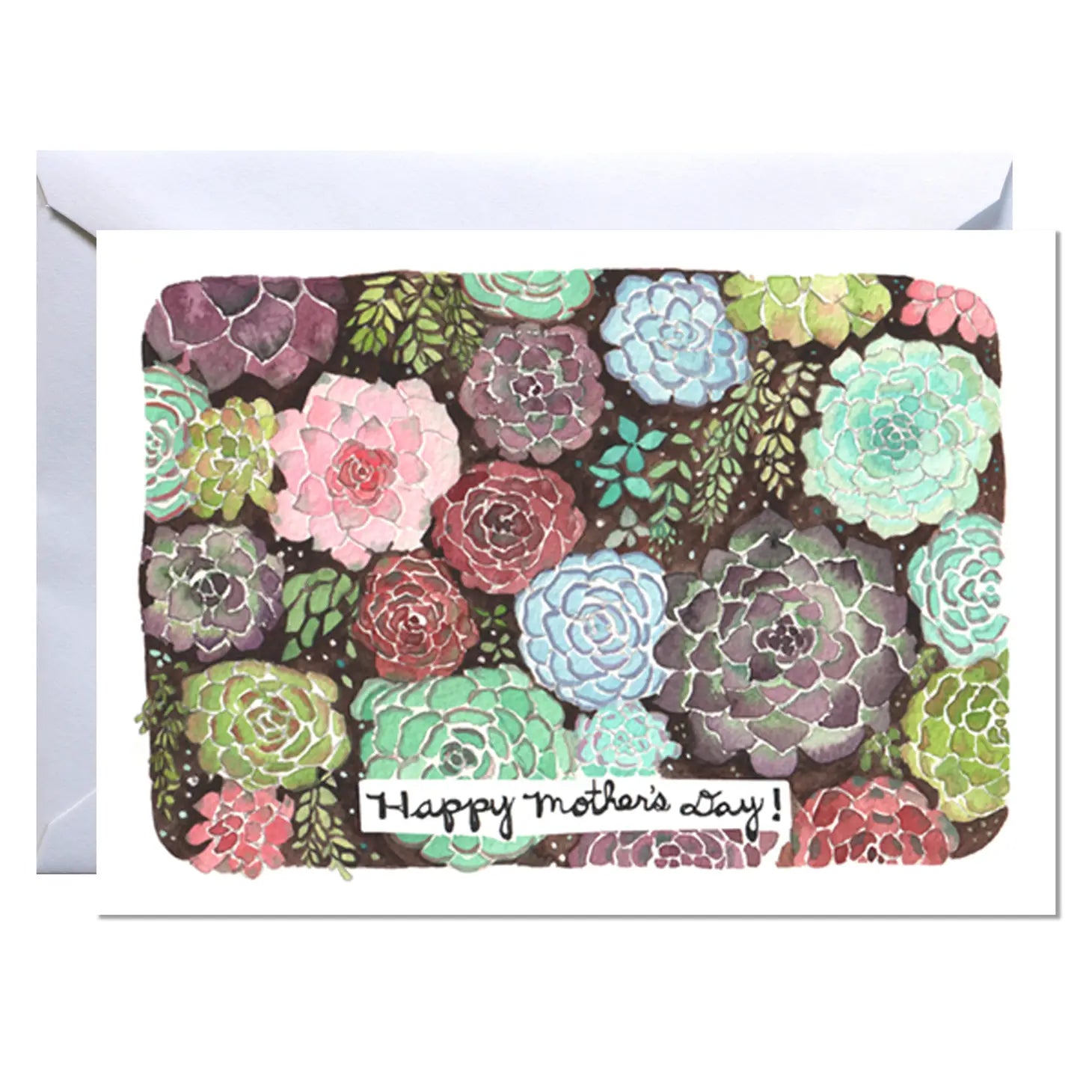 Mother's Day Card - Succulent Garden