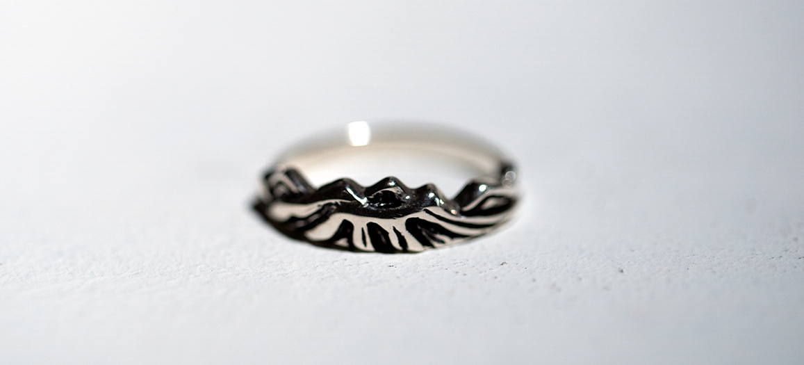 Mt. Rainier Ring - Sterling Silver