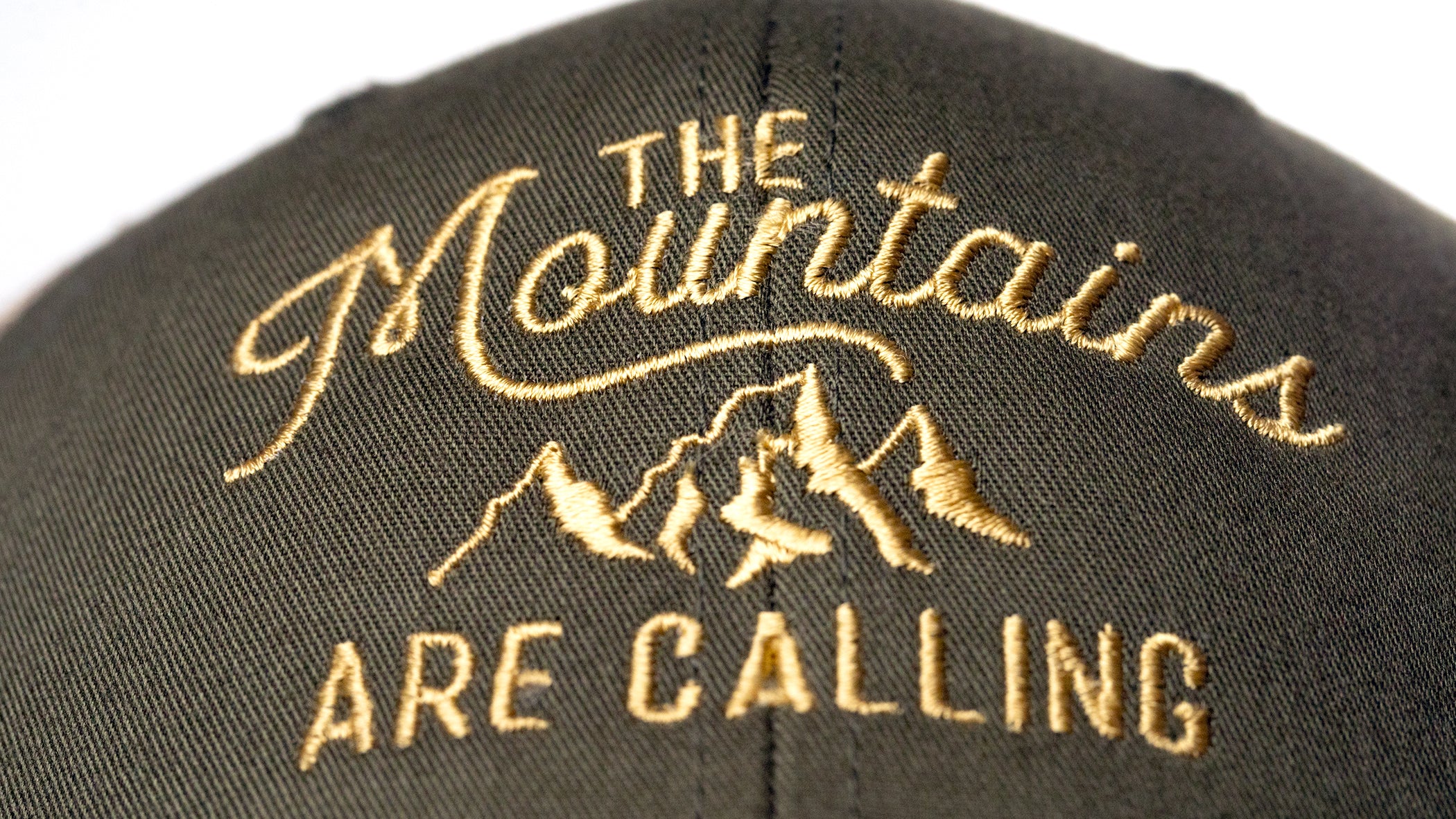 The Mountains Are Calling | Curved Bill Trucker Hat