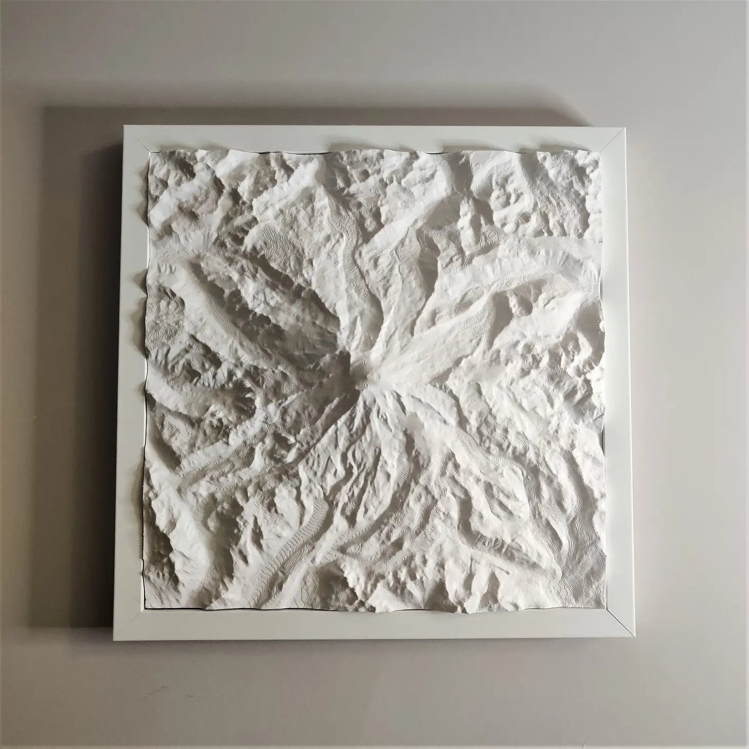 Mount Rainier | 3D Topographical Wall Art